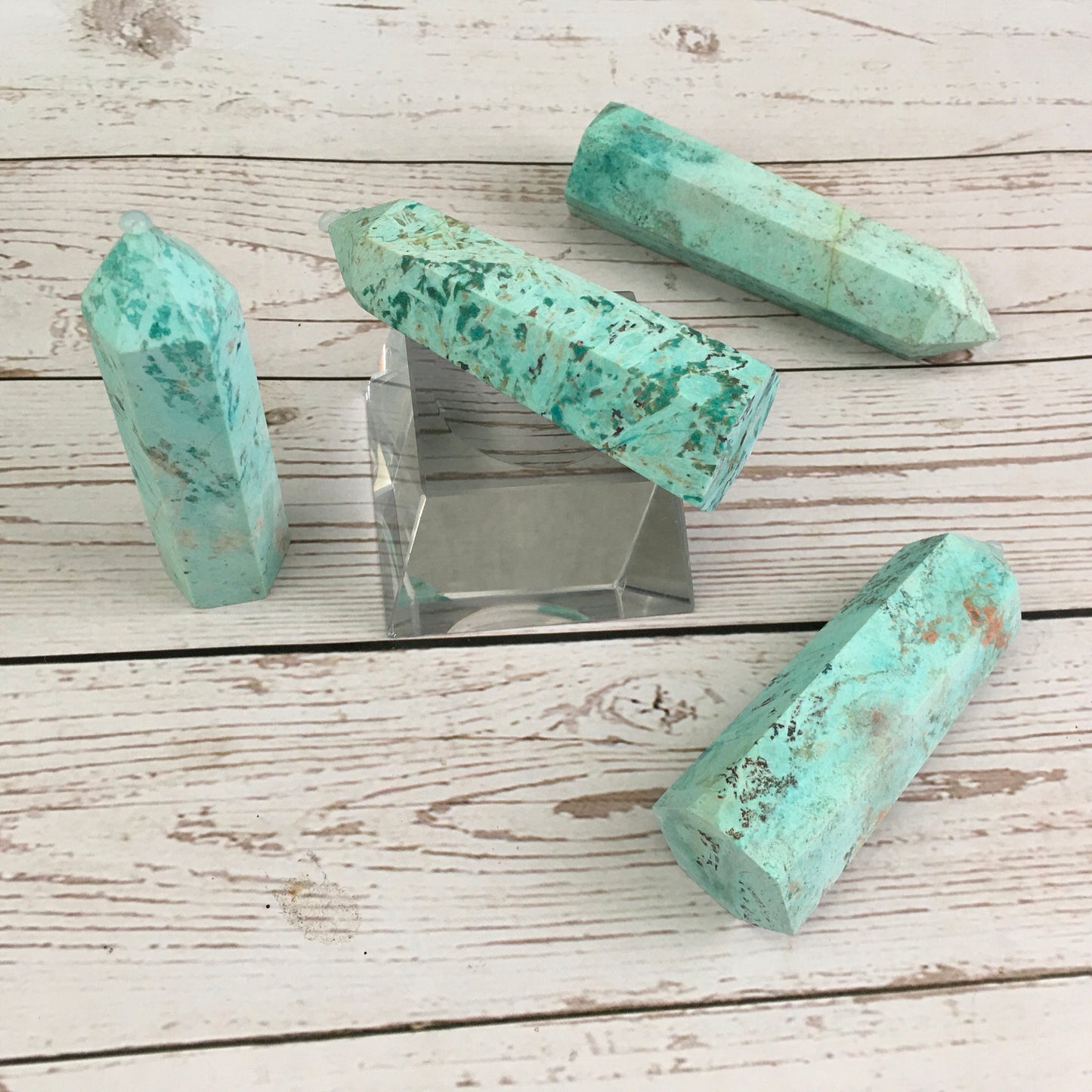 Wholesale high quality reiki natural American turquoise Healing stone tower for decoraiotion1kg