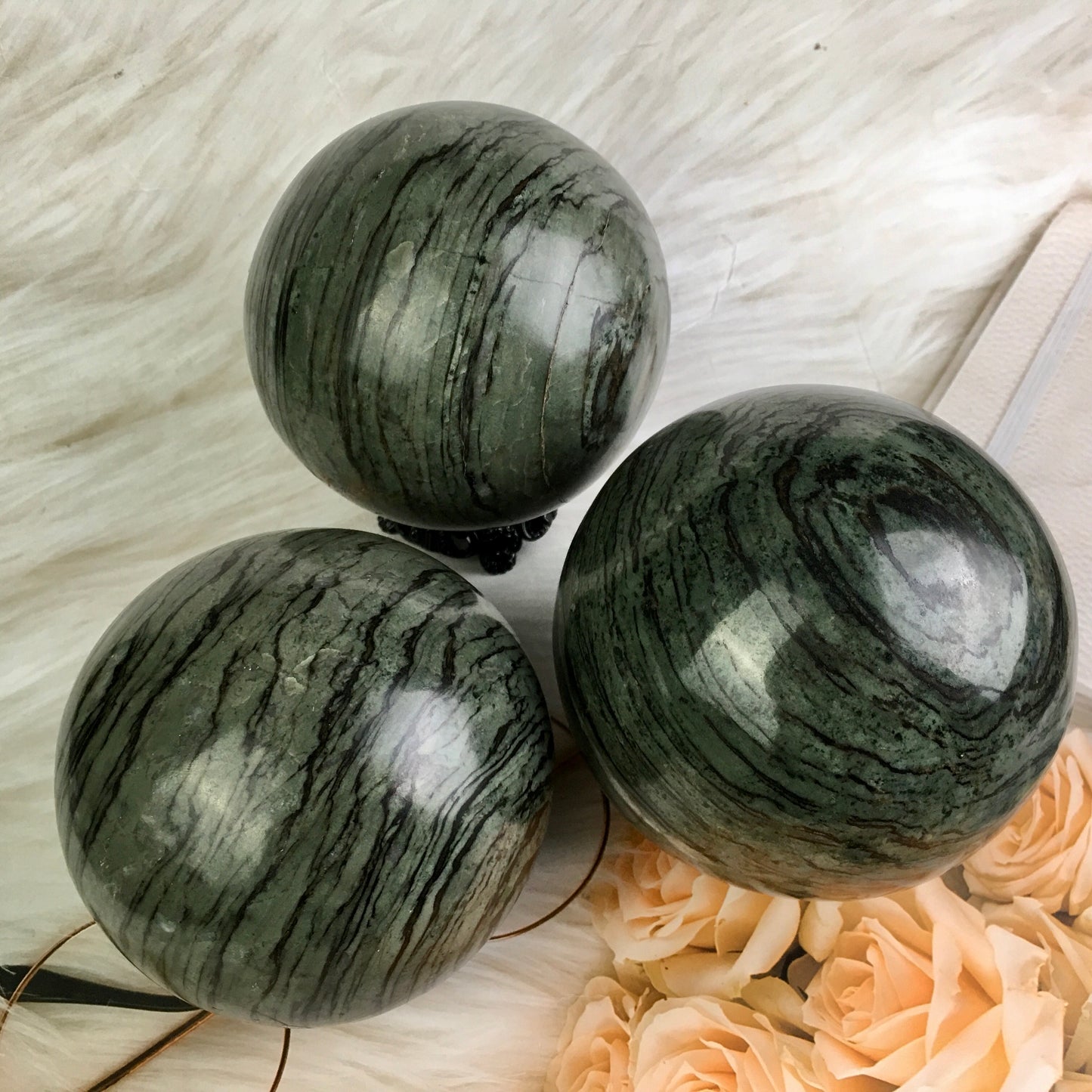 Gemstone Crystal Serpentine Spheres For Healing Wholesale Agate Natural Positive Gemstone Spheres For Best Quality Spheres 1kg