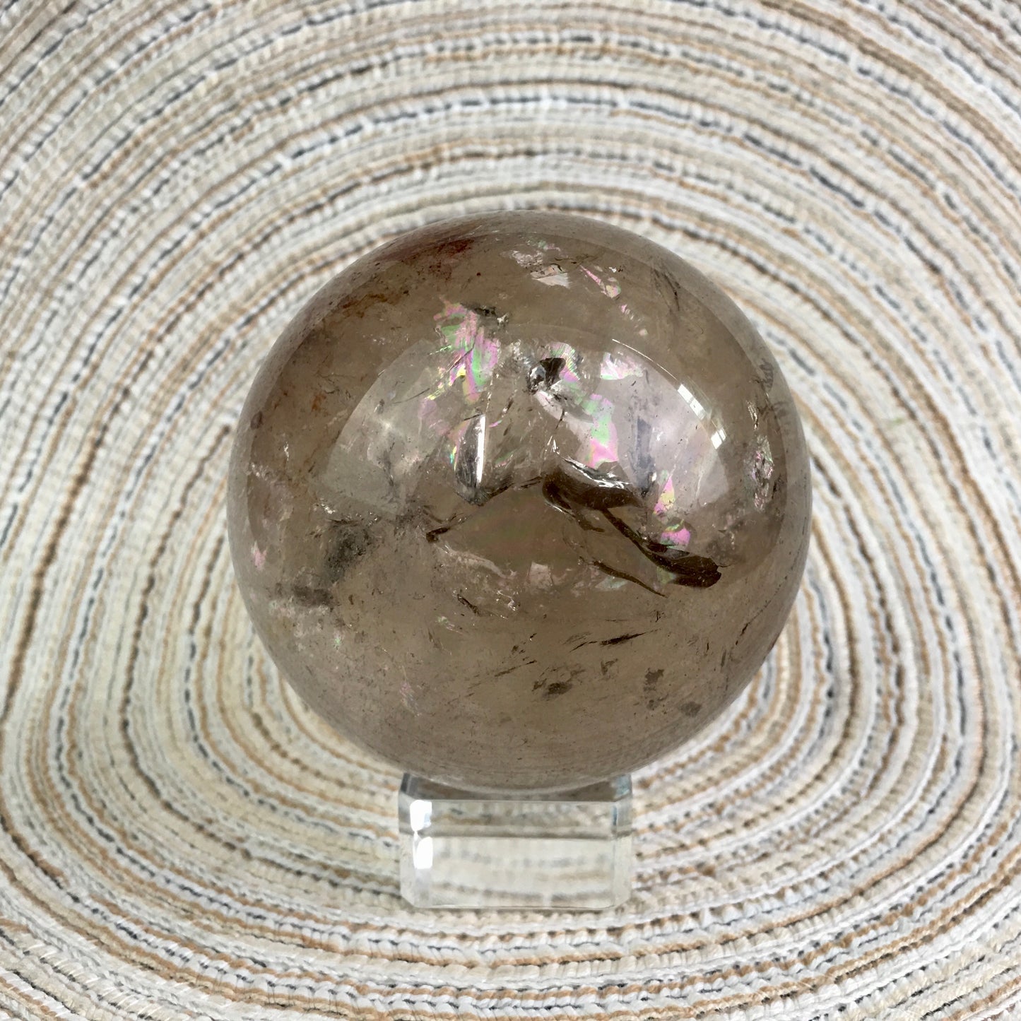 Wholesale High Quality Natural Smoky Quartz Sphere for decoration 1kg
