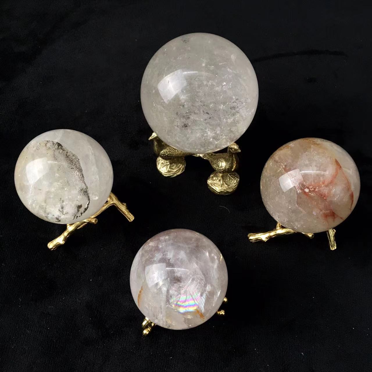 Wholesale High Quality Natural Clear Quartz Spheres for decoration 1kg