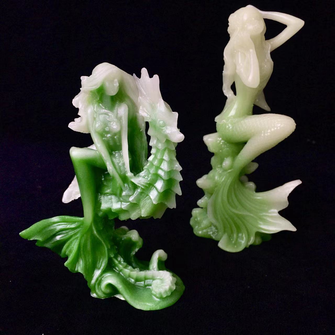 Wholesale Luminous Crystal Carving Mermaid For gift