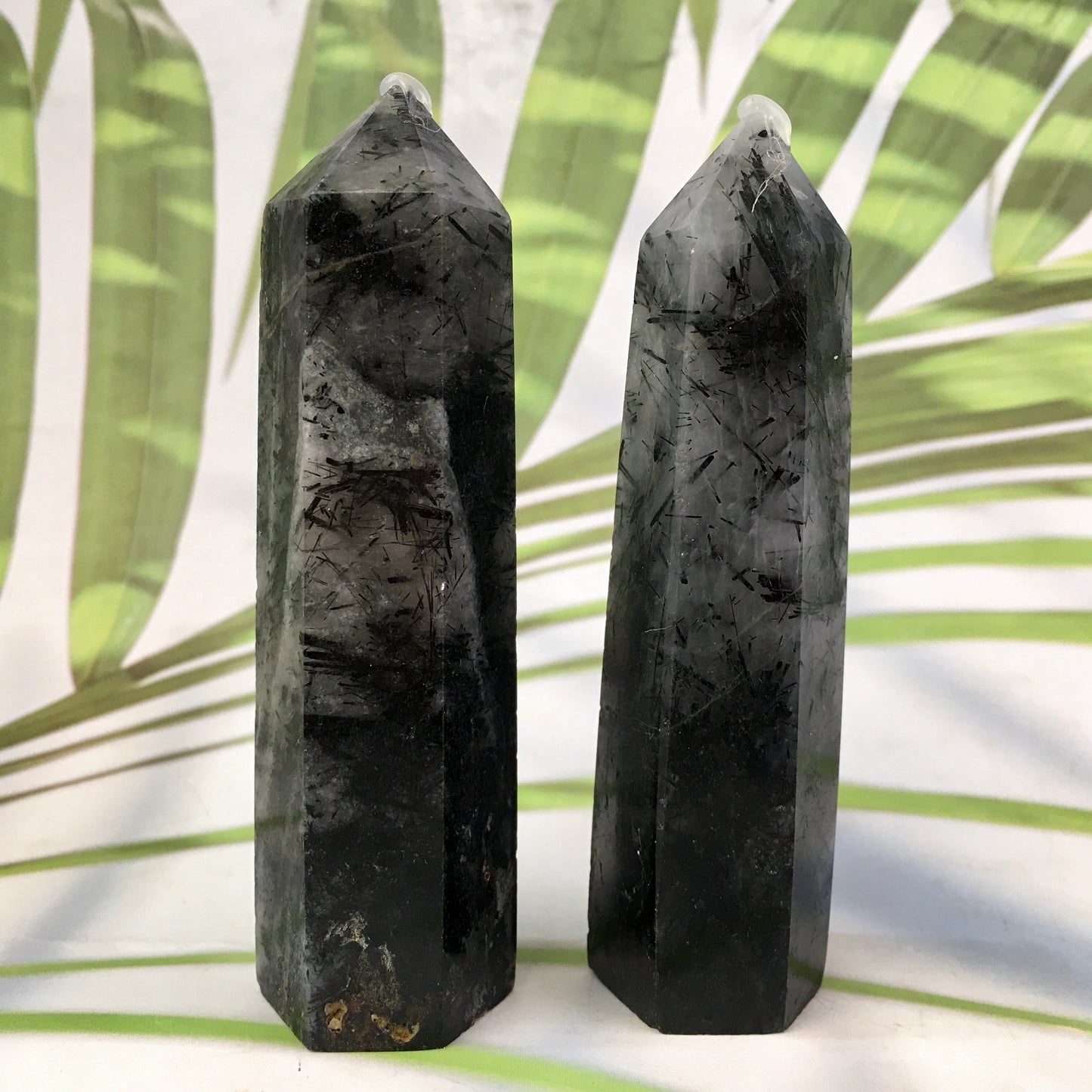 Wholesale High Quality Crystal Rutilated Quartz Black tower for Decoration 1kg