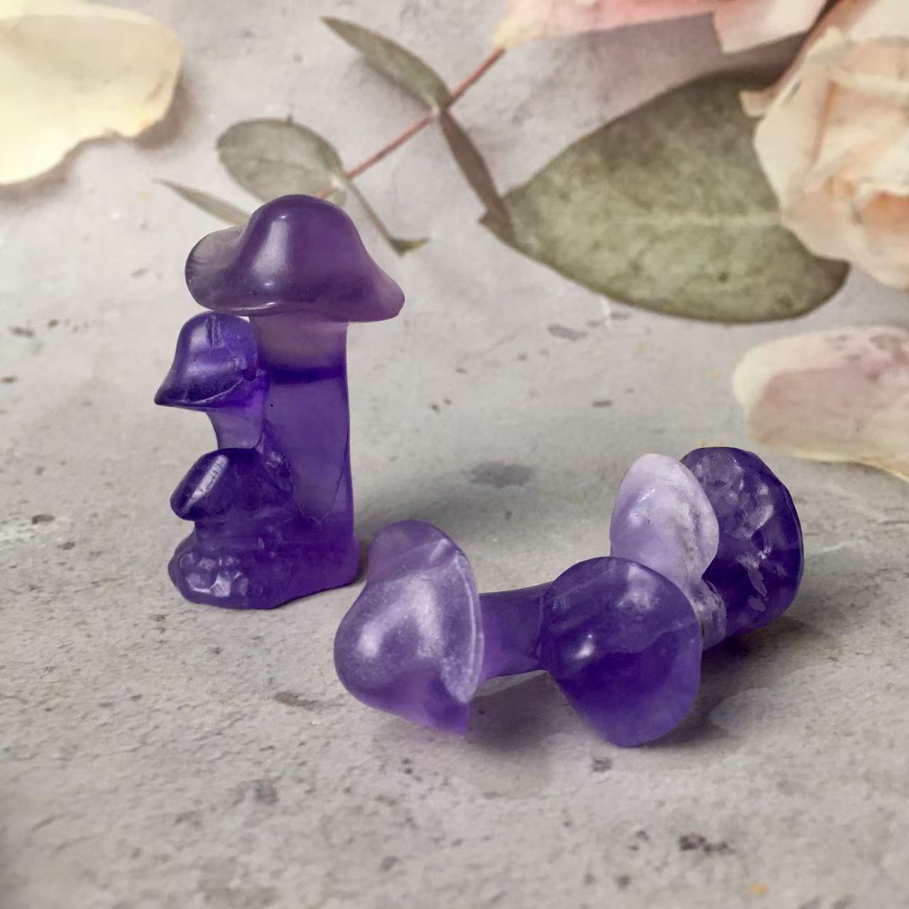 Wholesale Natural Crystal Bulk High Quality Crystal Mushroom Cluster Crystal Carving Mushroom Cluster