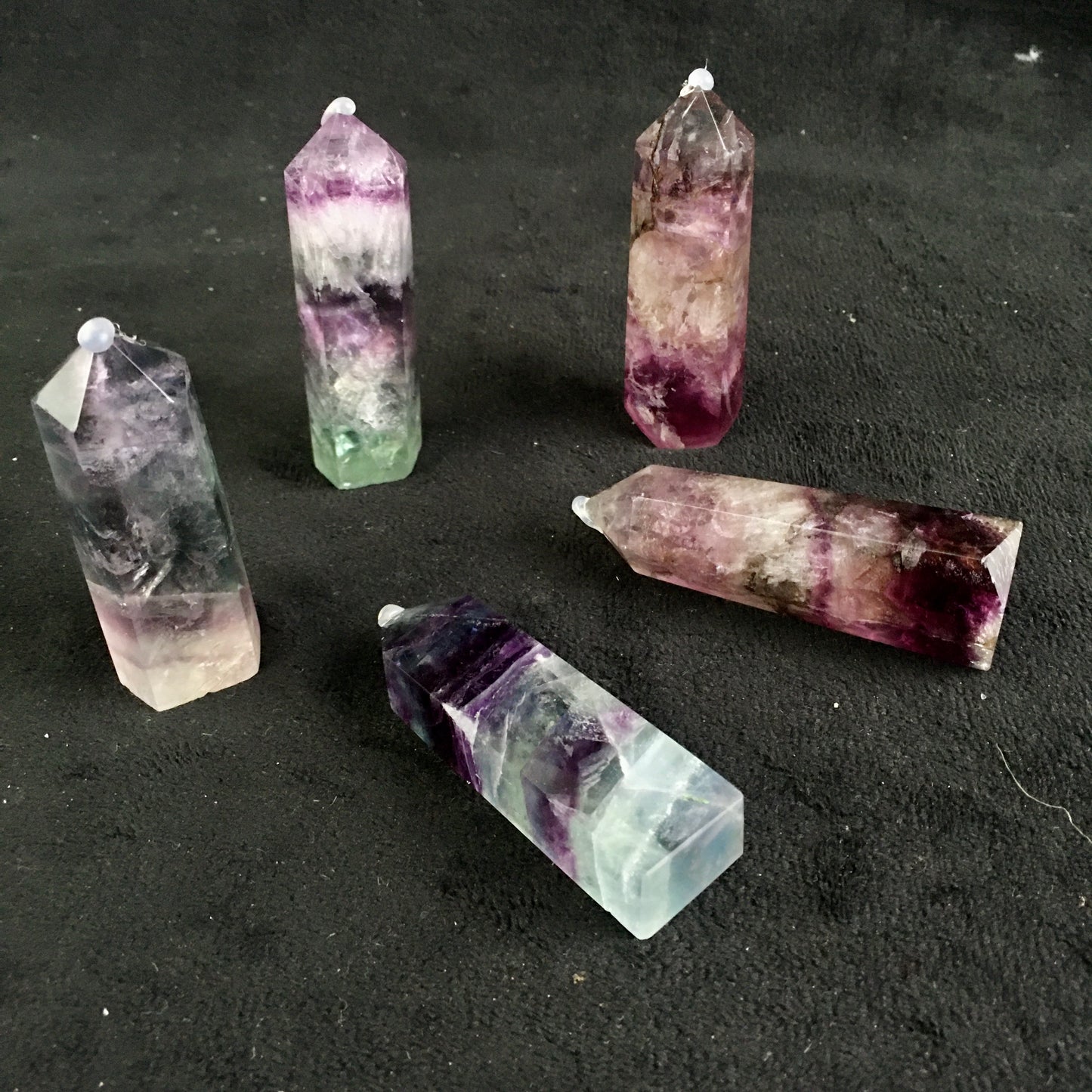 Wholesale High Quality Natural fluorite crystal quartz tower for decoraiotion 1kg