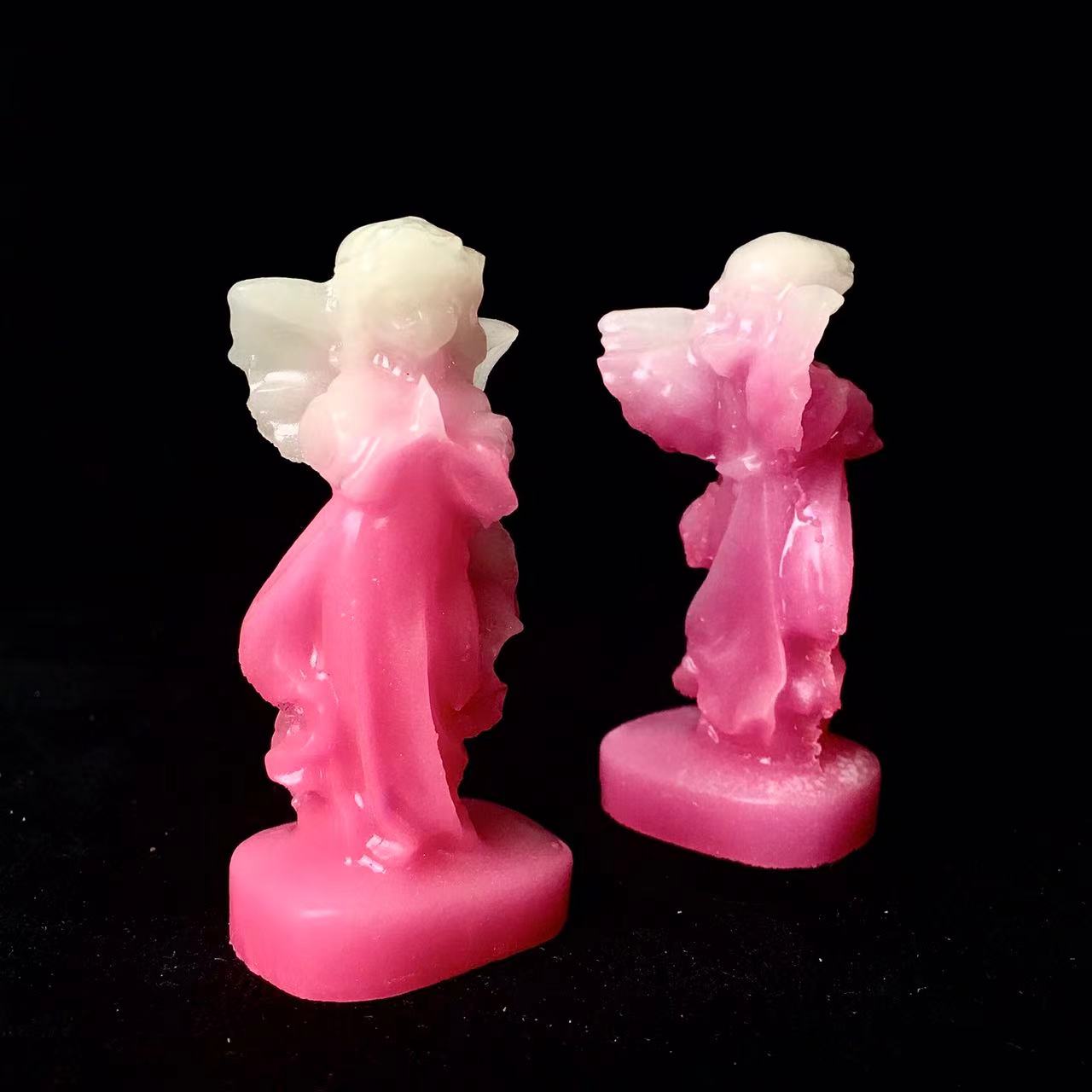 Wholesale Crystal Carving Luminous Angel Small Carving Collection for gift