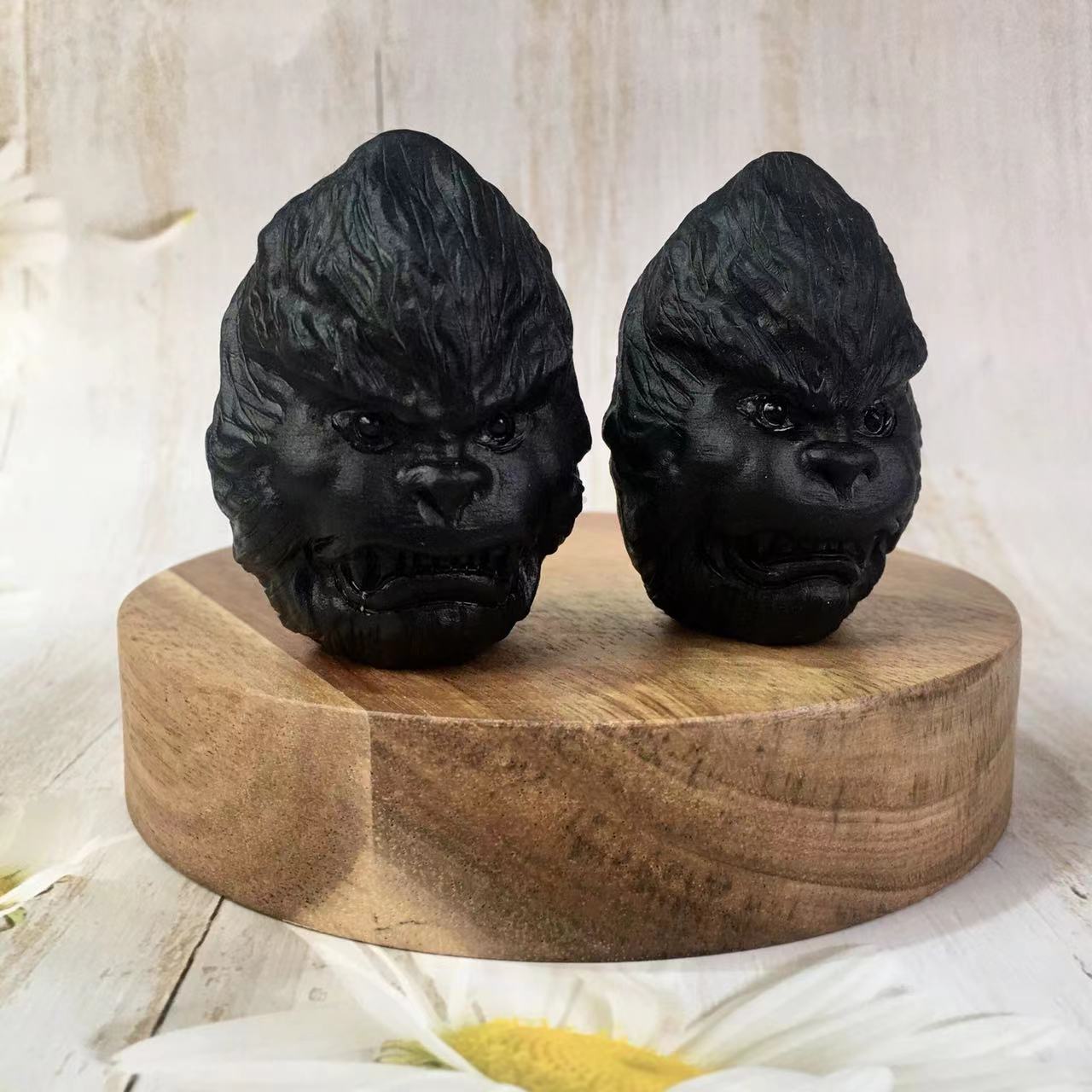 Wholesale high quality reiki naturalcrystal Black obsidian carving Collection for decoraiotion
