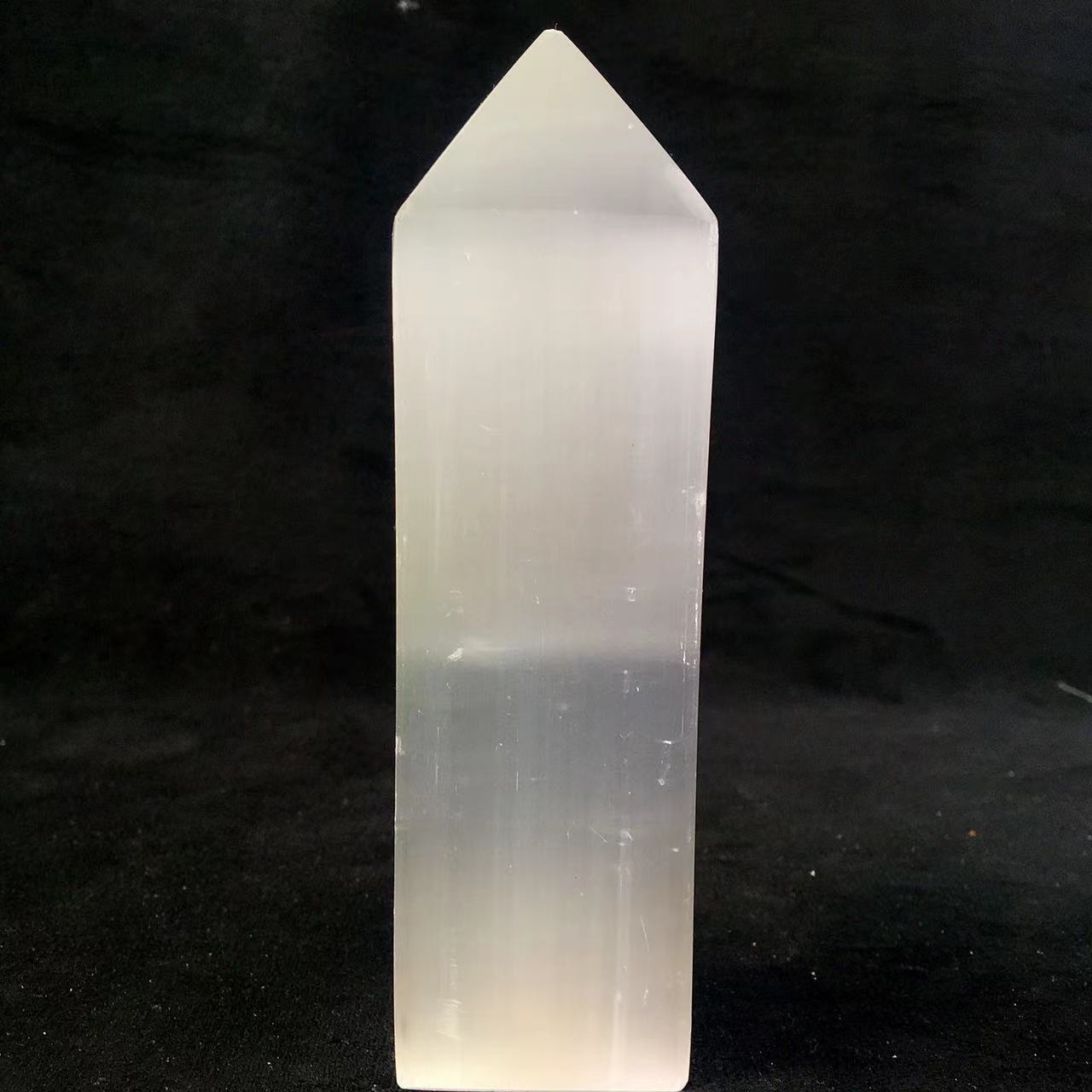 Wholesale high quality reiki natural crystal selenite tower for decoraiotion