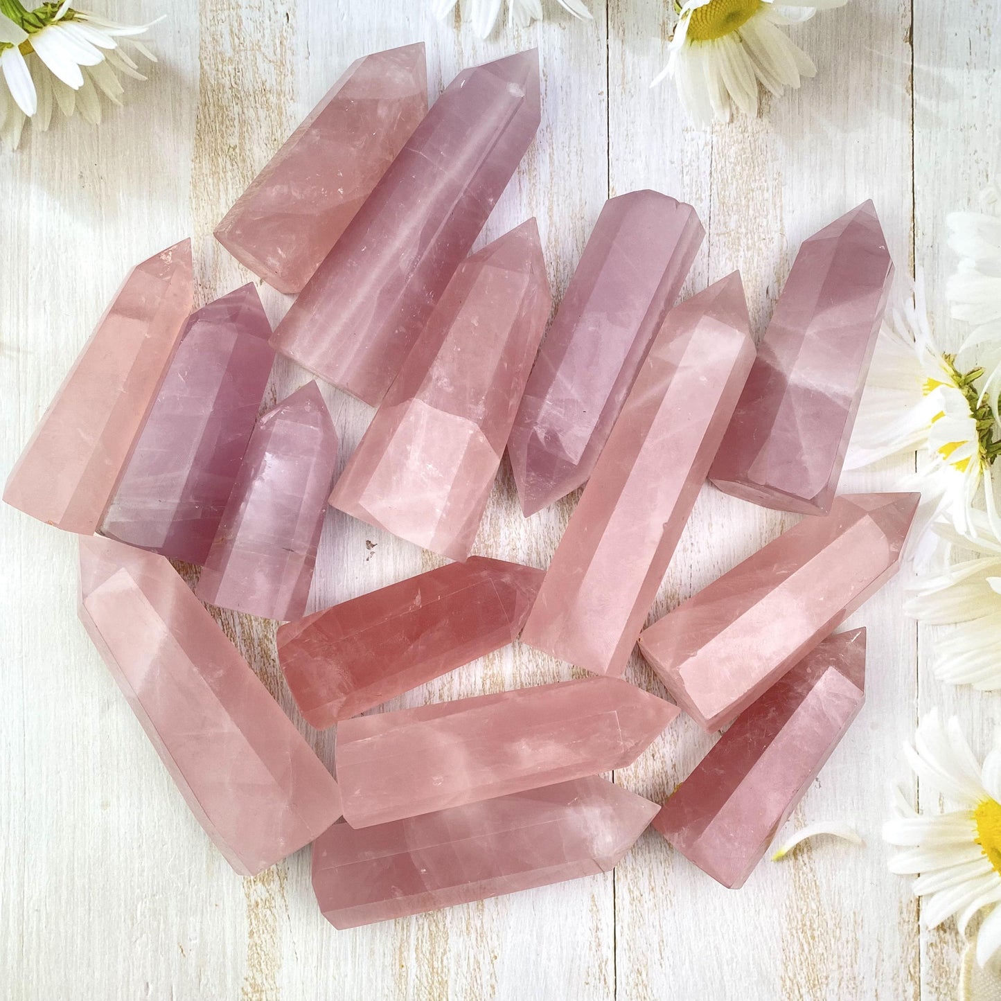 Wholesale Natural Crystals Healing Rose Quartz Tower For Decoration 1kg