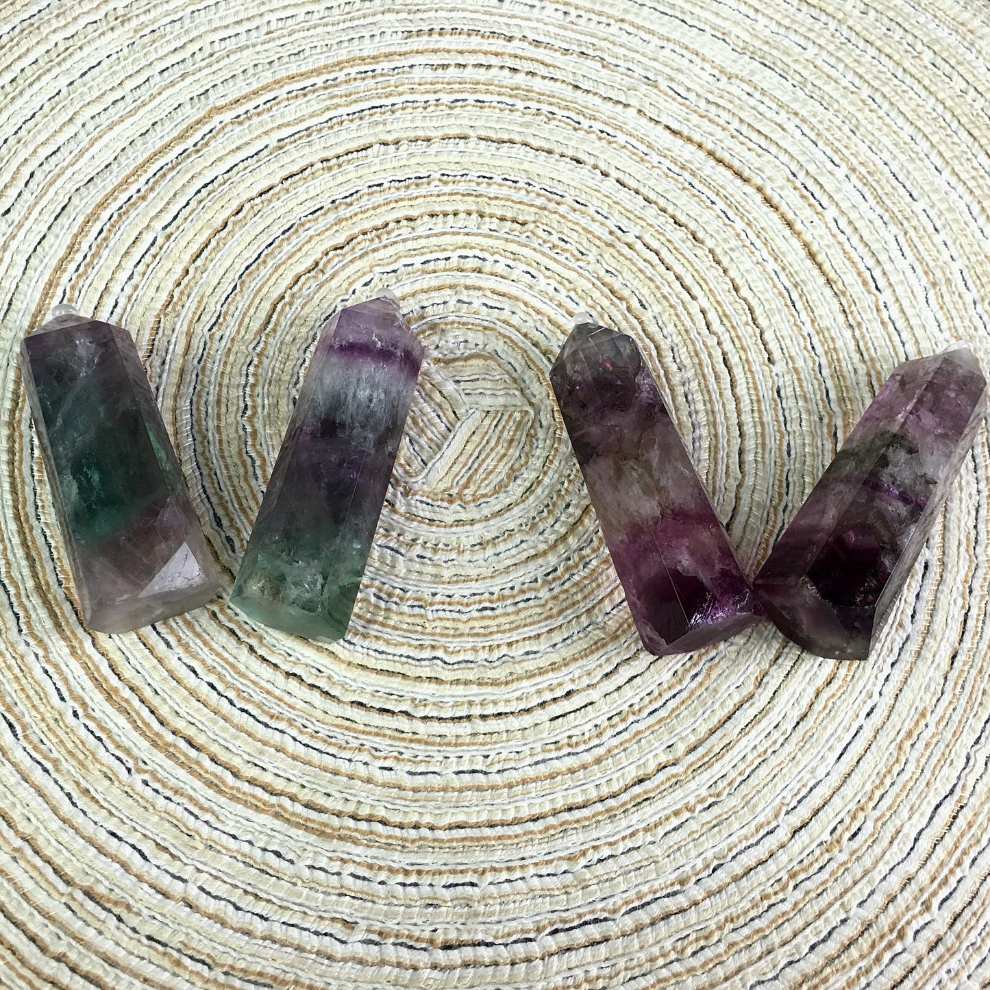 Wholesale High Quality Natural fluorite crystal quartz tower for decoraiotion 1kg