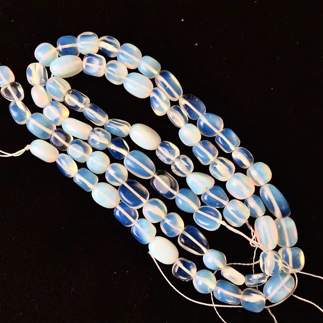 Wholesale Natural Smooth Gemstone Chip Loose Beads Jewelry Making