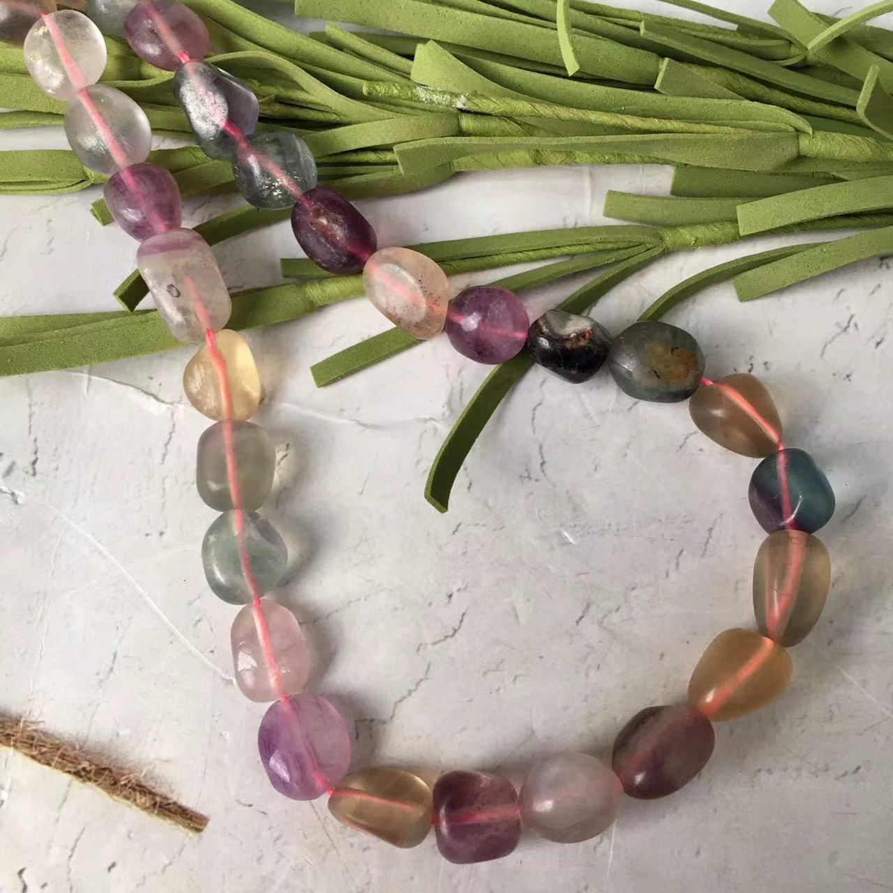 Wholesale Natural Smooth Gemstone Chip Loose Beads Jewelry Making