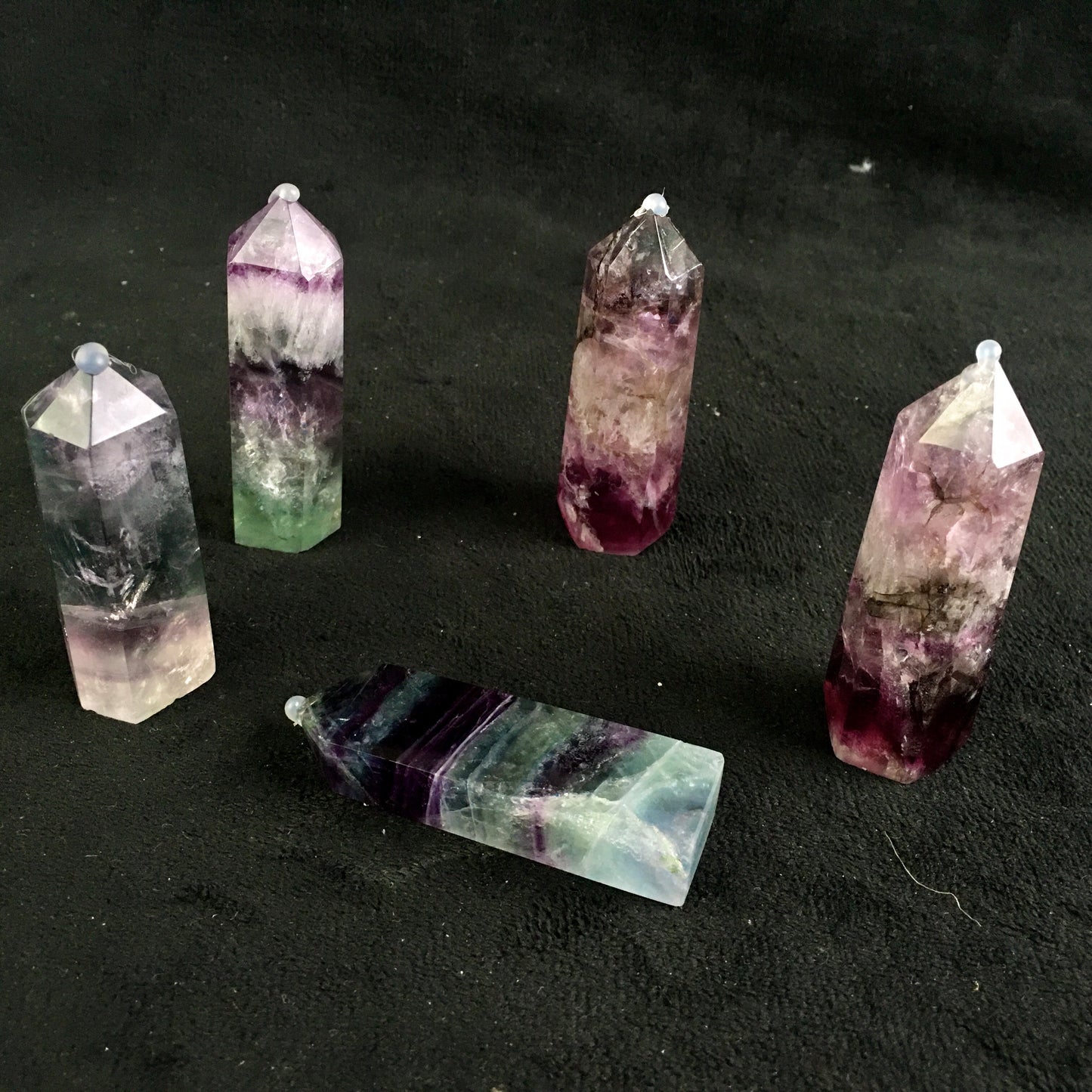 Wholesale High Quality Natural fluorite crystal quartz tower for decoraiotion 1kg