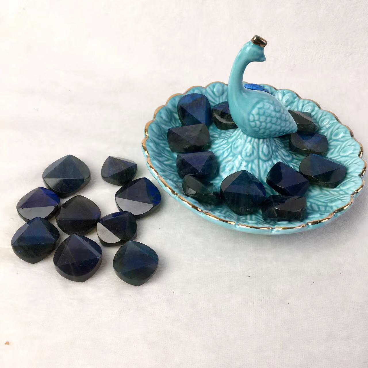 Natural crystal Lab round slice have good flash as pendant Crystal gemstone