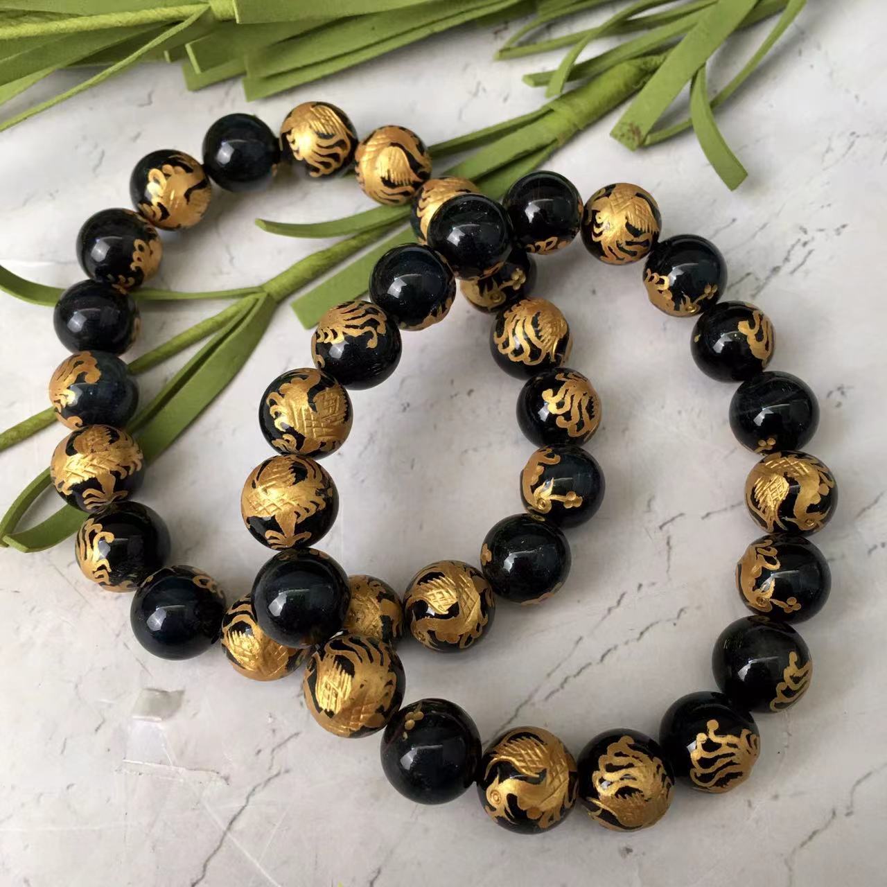 Wholesale Grade AB+ Natural Stone Bead 8/10/12/14/16/18MM Mens Tiger Eye Bracelet Gemstone Jewelry