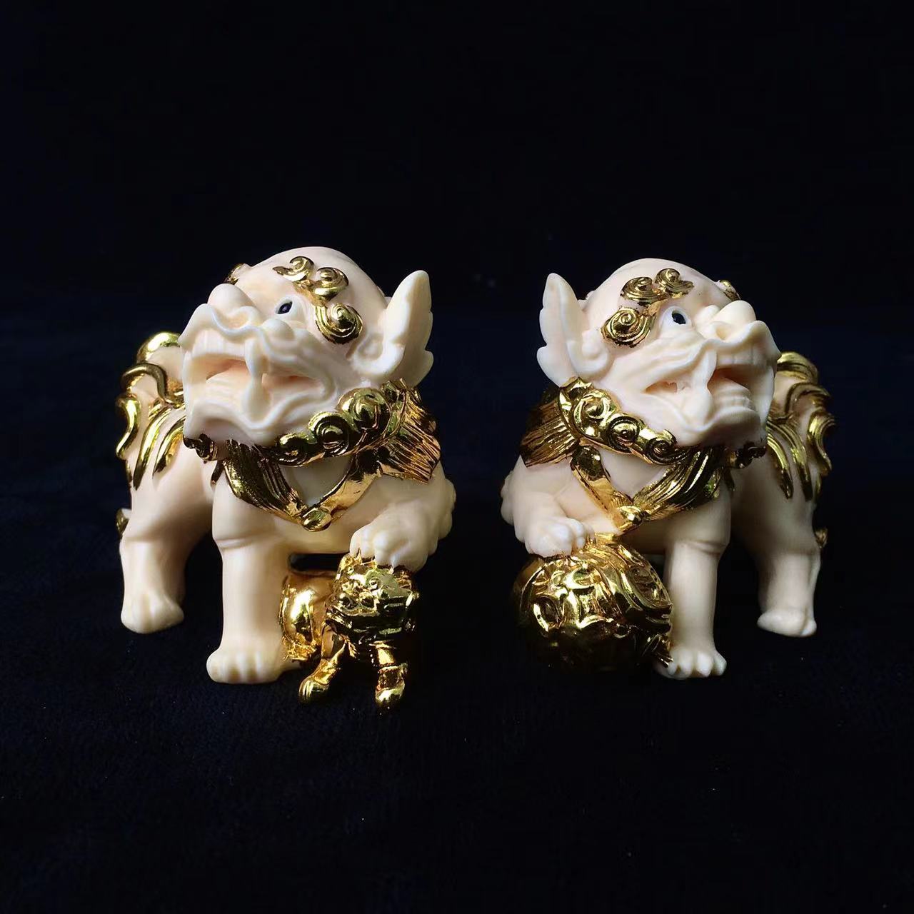 Wholesale Ivory fruit carving Ivory Fruit Decoration Supplies Natural Crystal Crafts