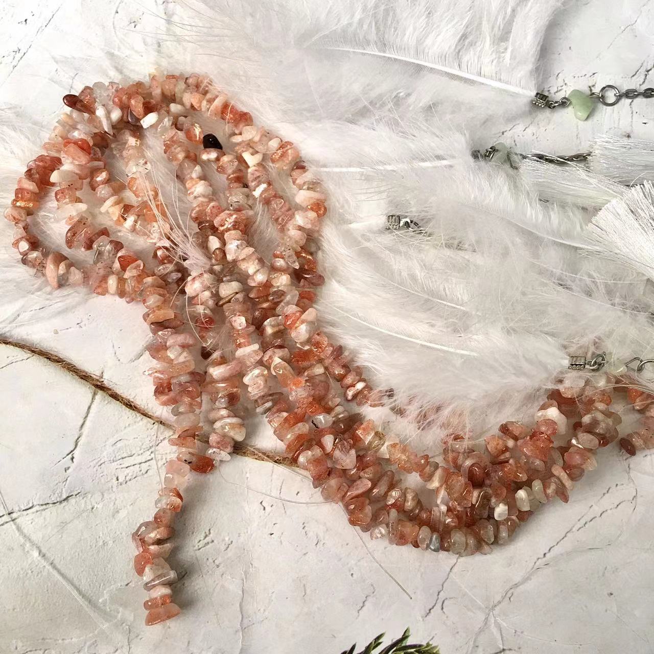 Natural Natural Crystal Rock Quartz Chips Tumble Stone Loose Gemstone Beads for Jewelry Making