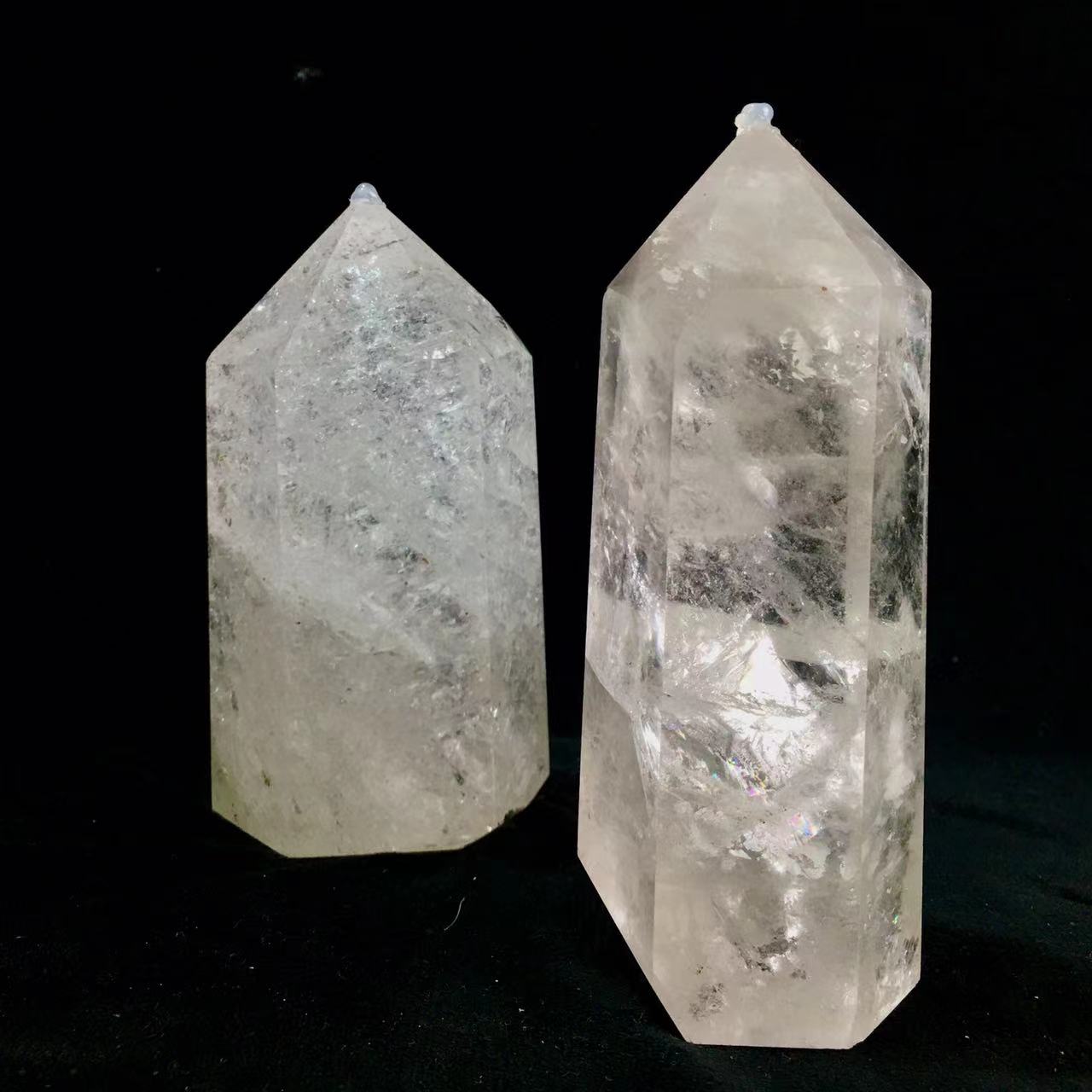 Wholesale Natural Crystals Healing Clear Quartz Tower for decoraiotion 1kg