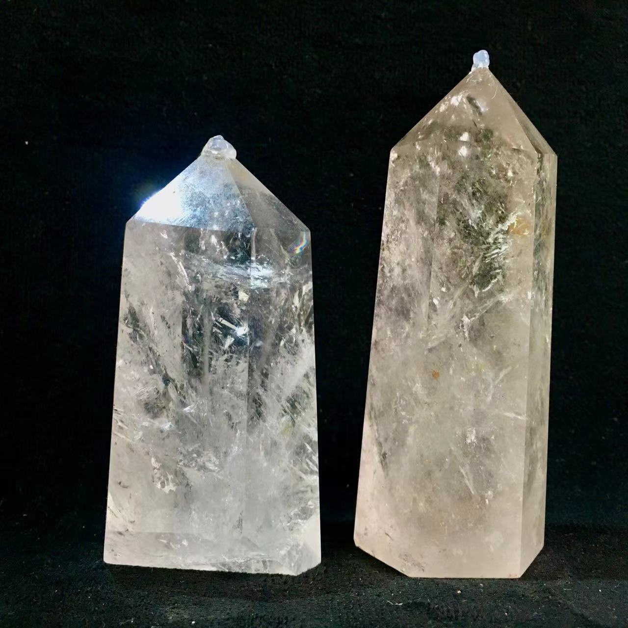 Wholesale Natural Crystals Healing Clear Quartz Tower for decoraiotion 1kg