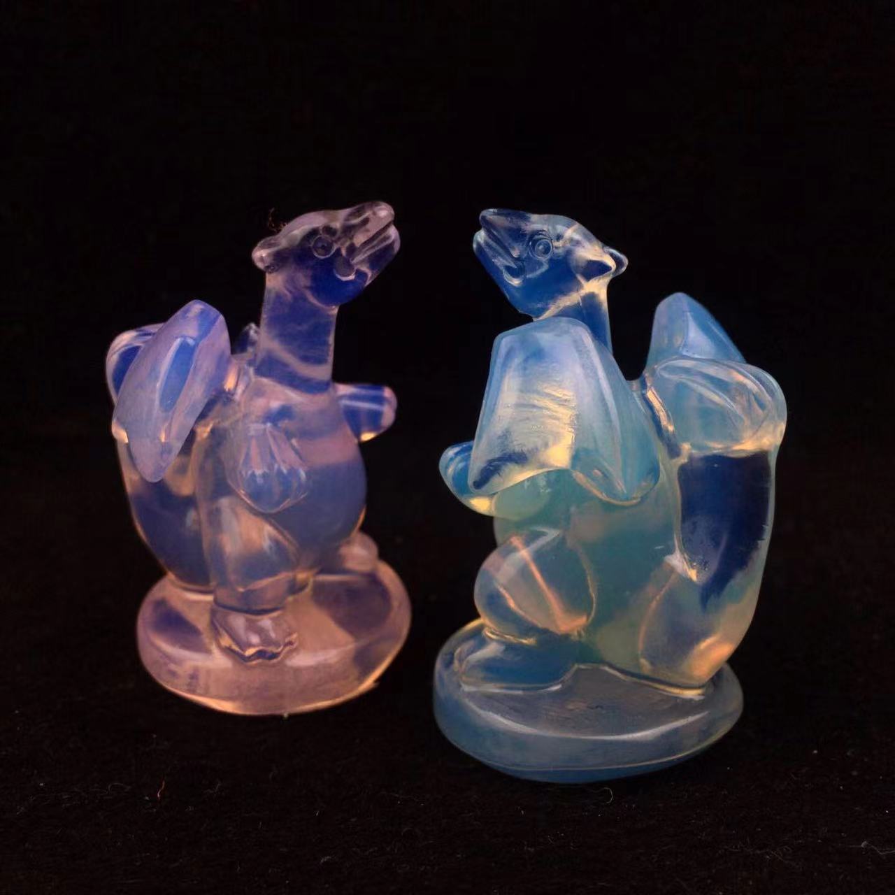 Natural Opal Gemstone Healing Stone Crystal Charizard Crafts Pokemon Characte