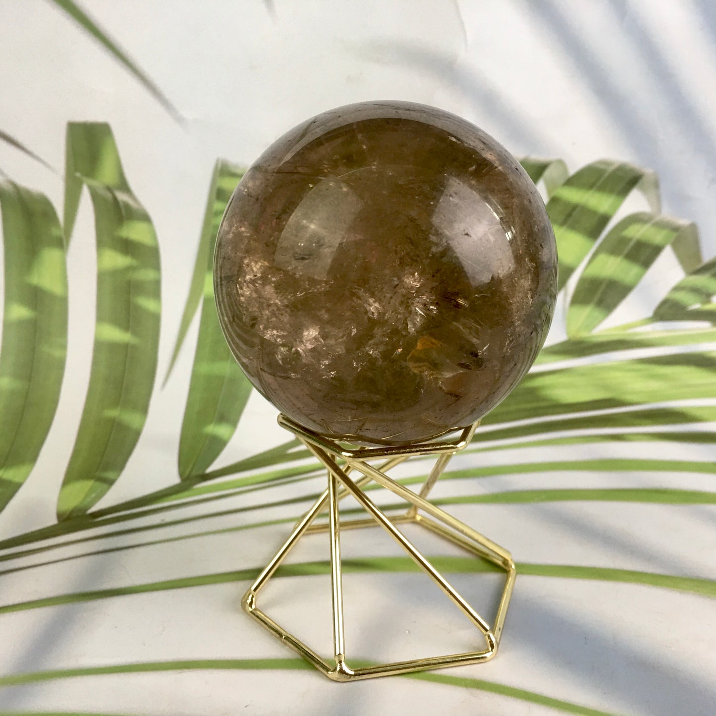 Wholesale High Quality Natural Smoky Quartz Sphere for decoration 1kg