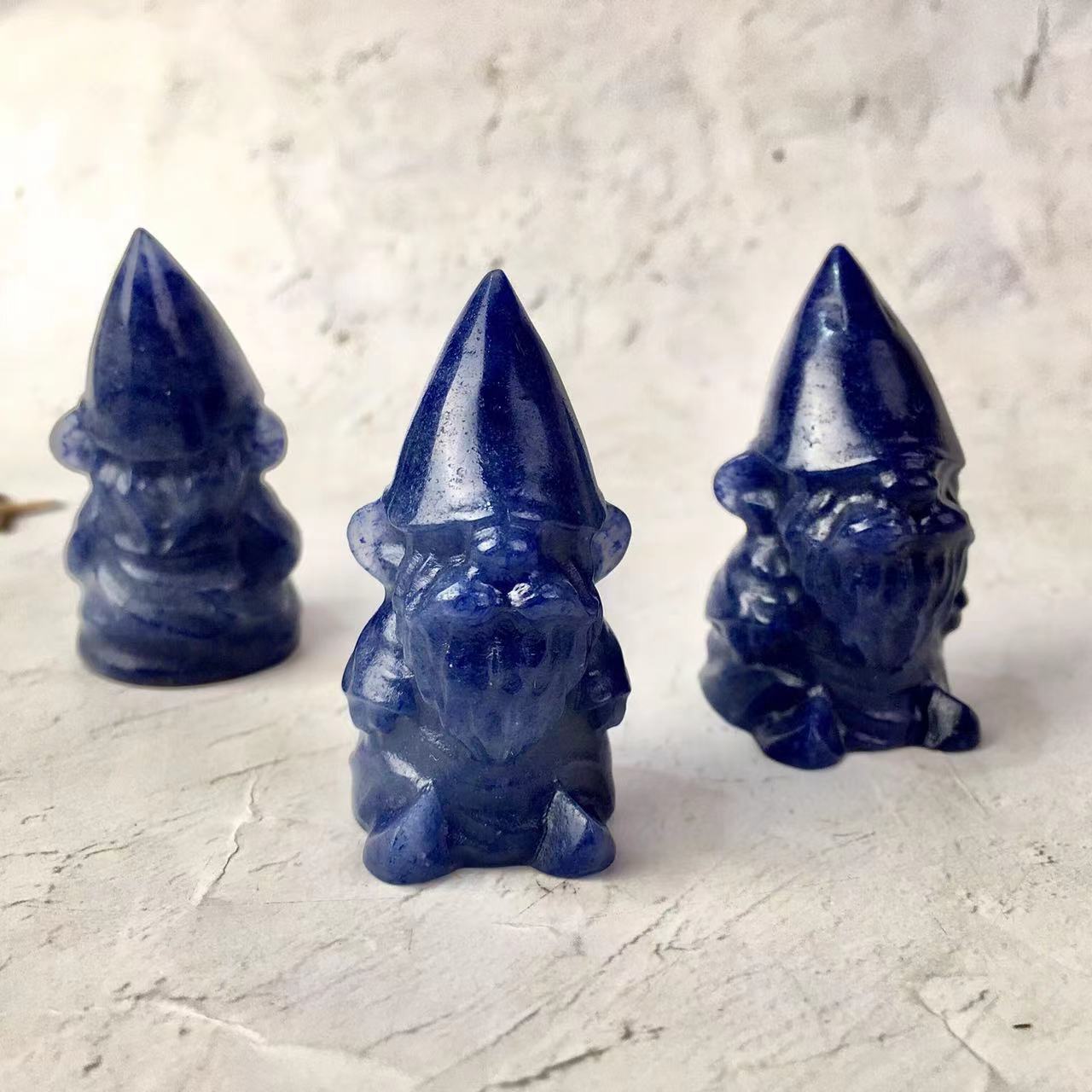 Natural Crystal Carving Dwarf Crystal Crafts Snow White Dwarfs Spiritual Healing Stone For Gift