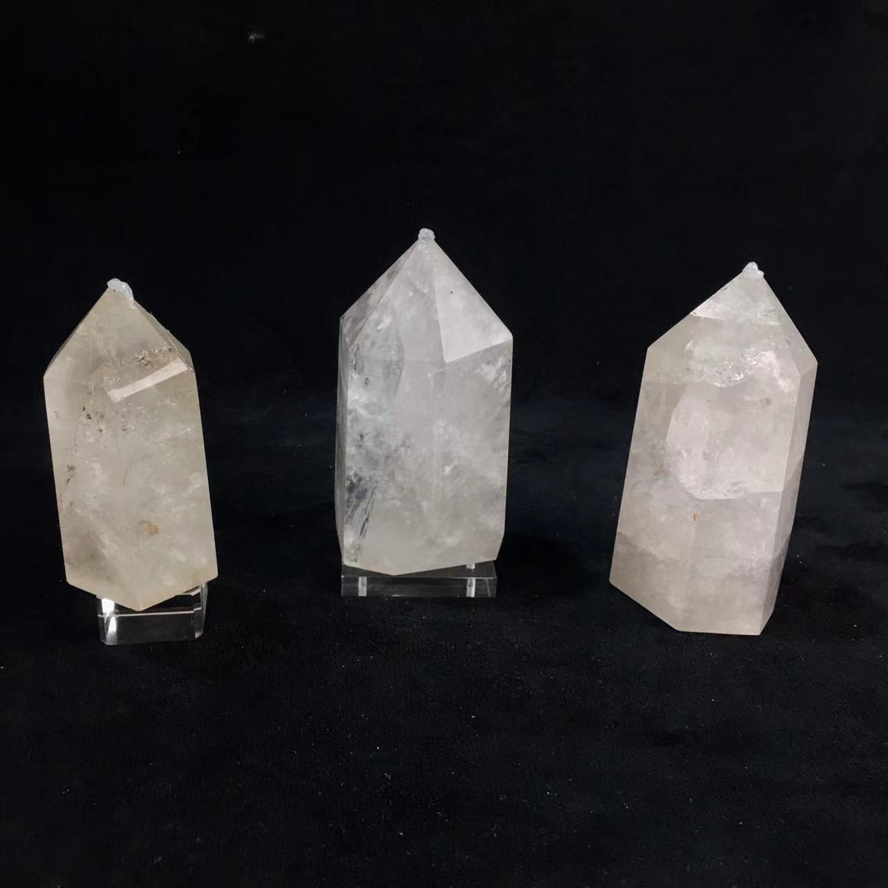 Wholesale natural clear quartz tower healing for decoraiotion 1kg