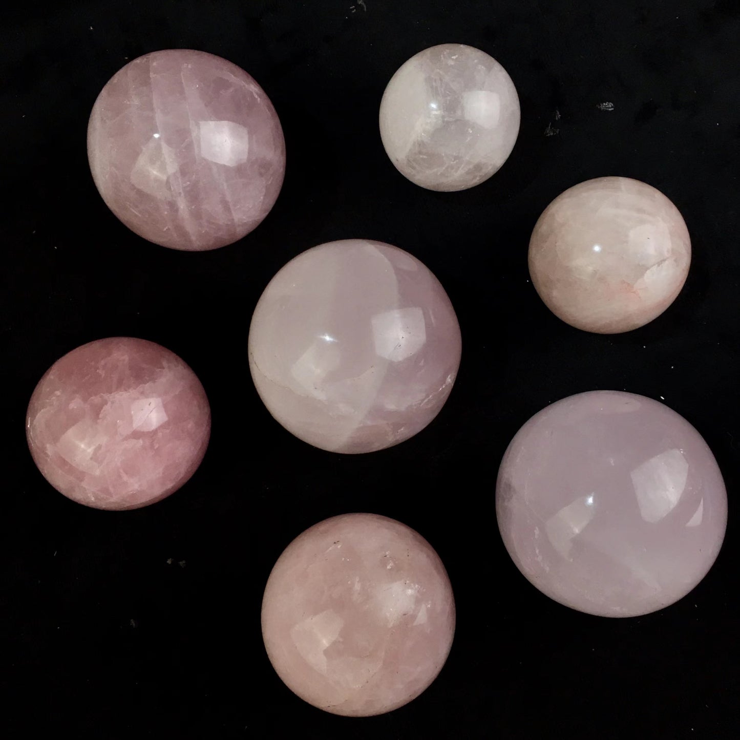 Natural Rose Quartz Sphere Crystal Hand Carved Starlight Crystal Ball Sphere carving for healing 1kg