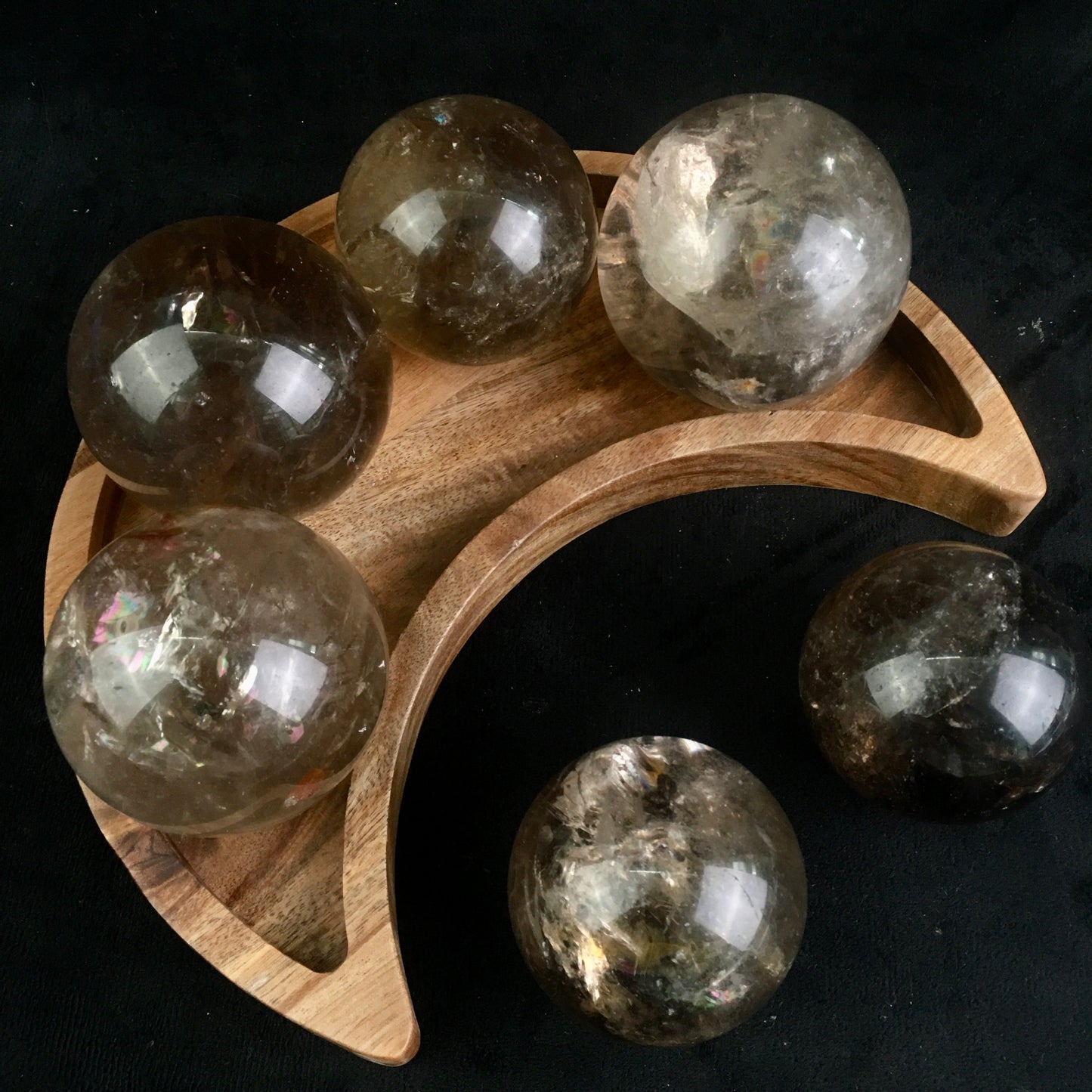 Wholesale High Quality Natural Smoky Quartz Sphere for decoration 1kg