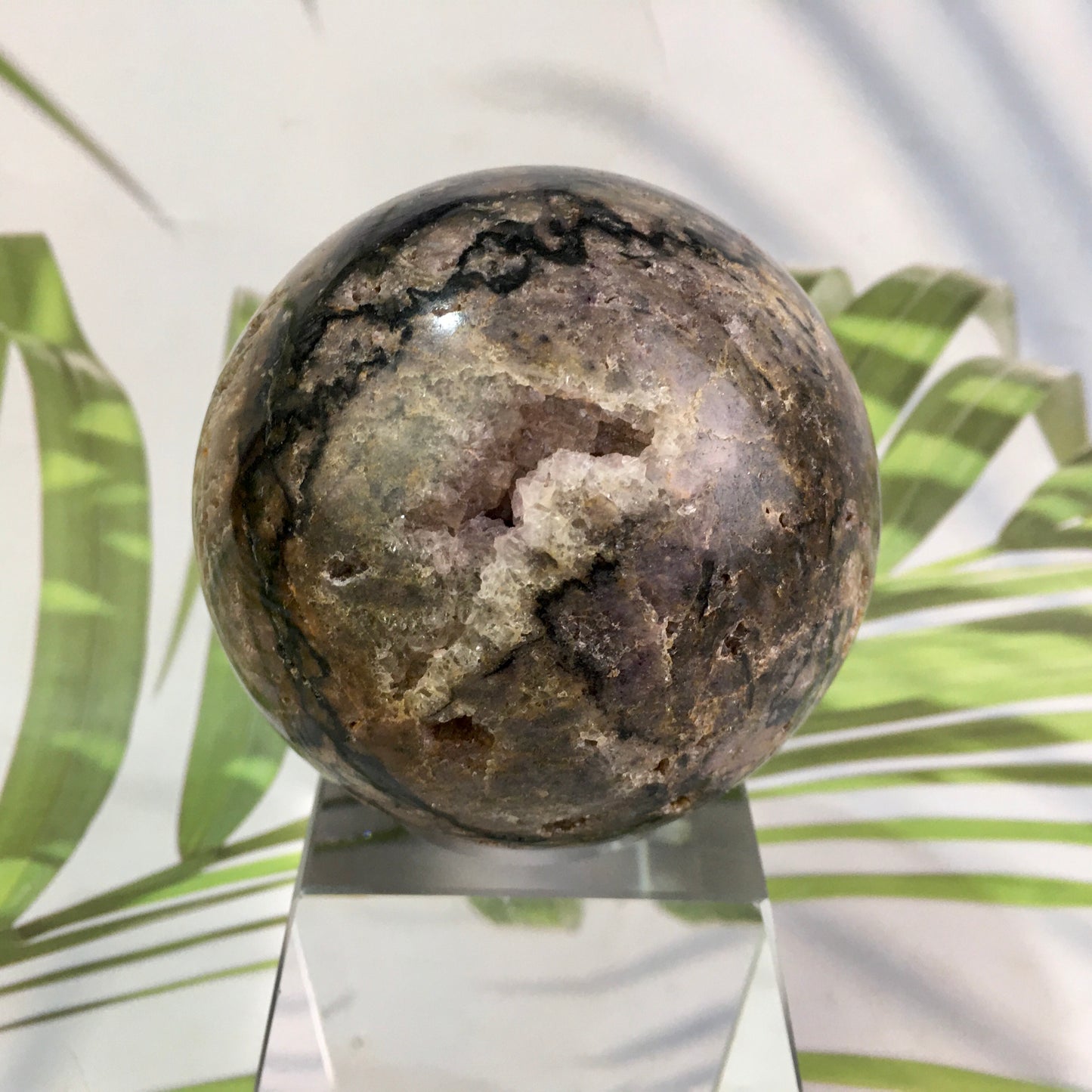 Wholesale natural sphalerite sphere healing for decoration 1kg