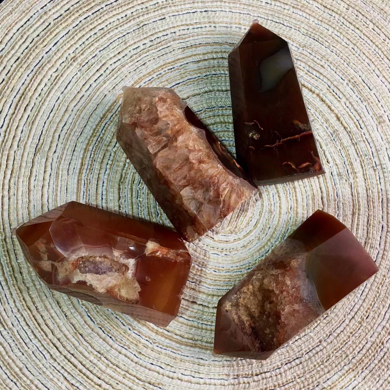Wholesale High Quality Reiki Carnelian Tower Natural Healing Crystal for decoraiotion 1kg