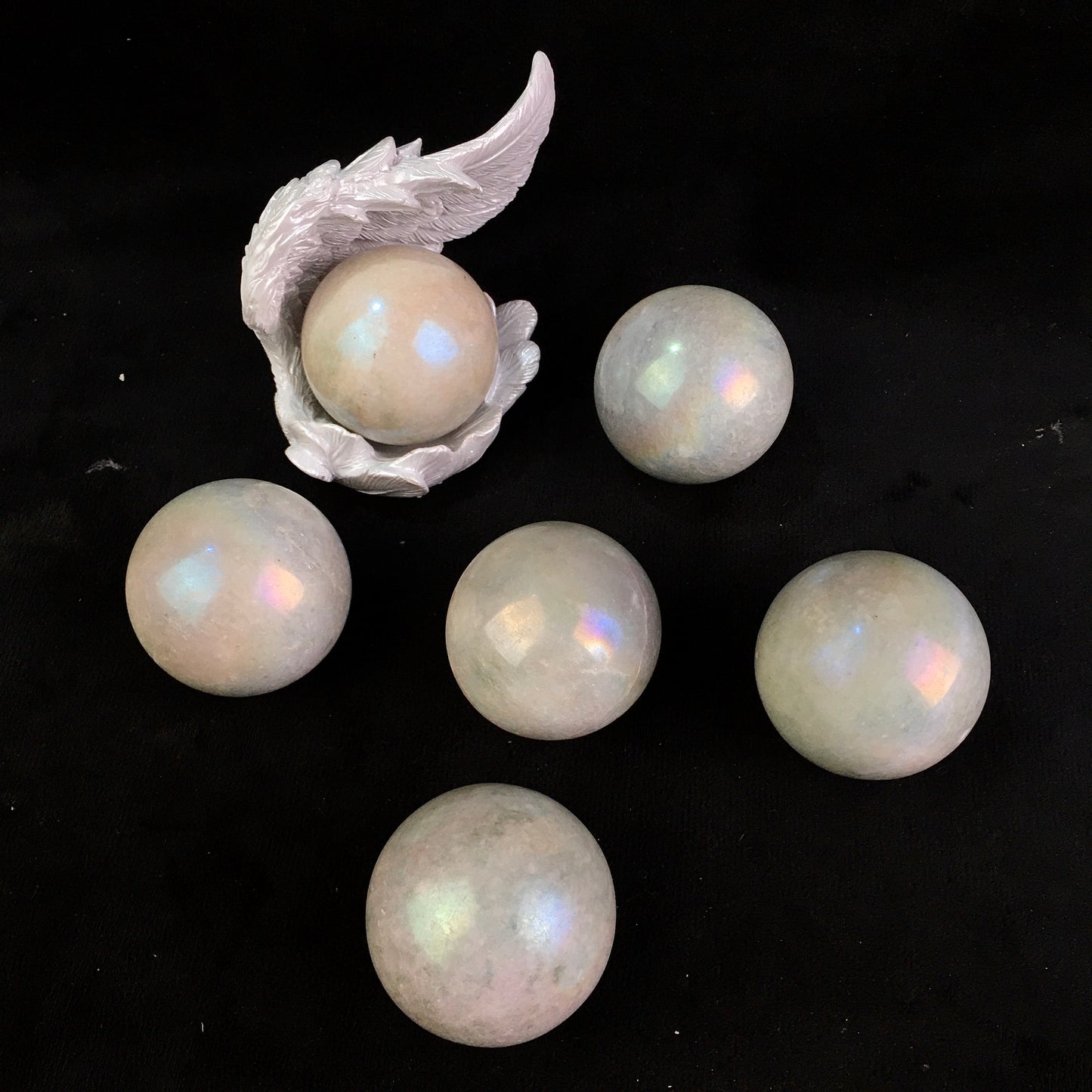 Wholesale high quality reiki natural crystal aura small sphere for decoraiotion 1kg
