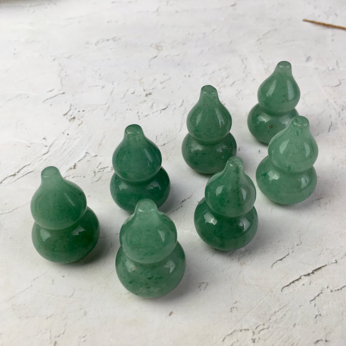 Wholesale high quality reiki natural crystal green aventurine gourd Love stone for decoraiotion