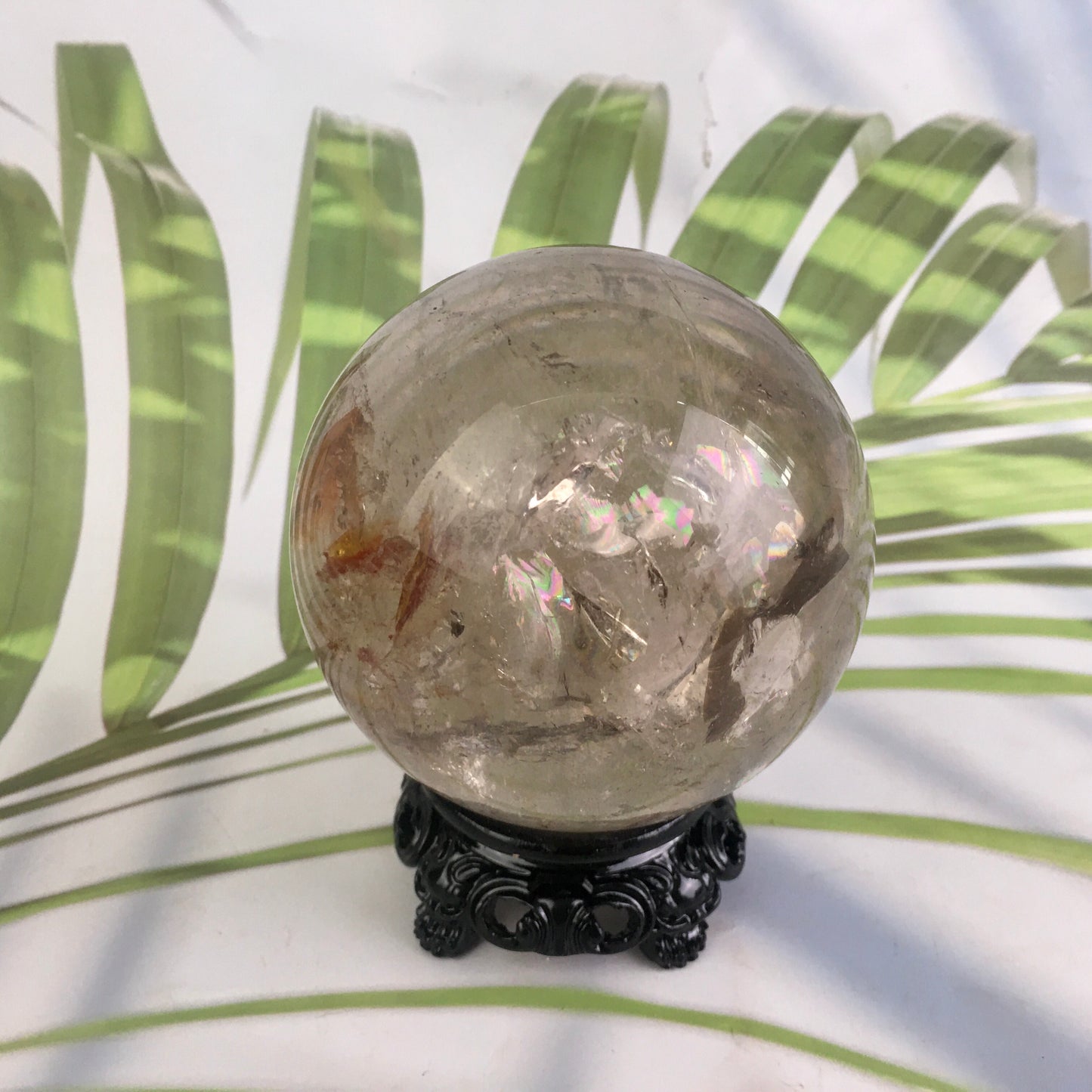 Wholesale High Quality Natural Smoky Quartz Sphere for decoration 1kg