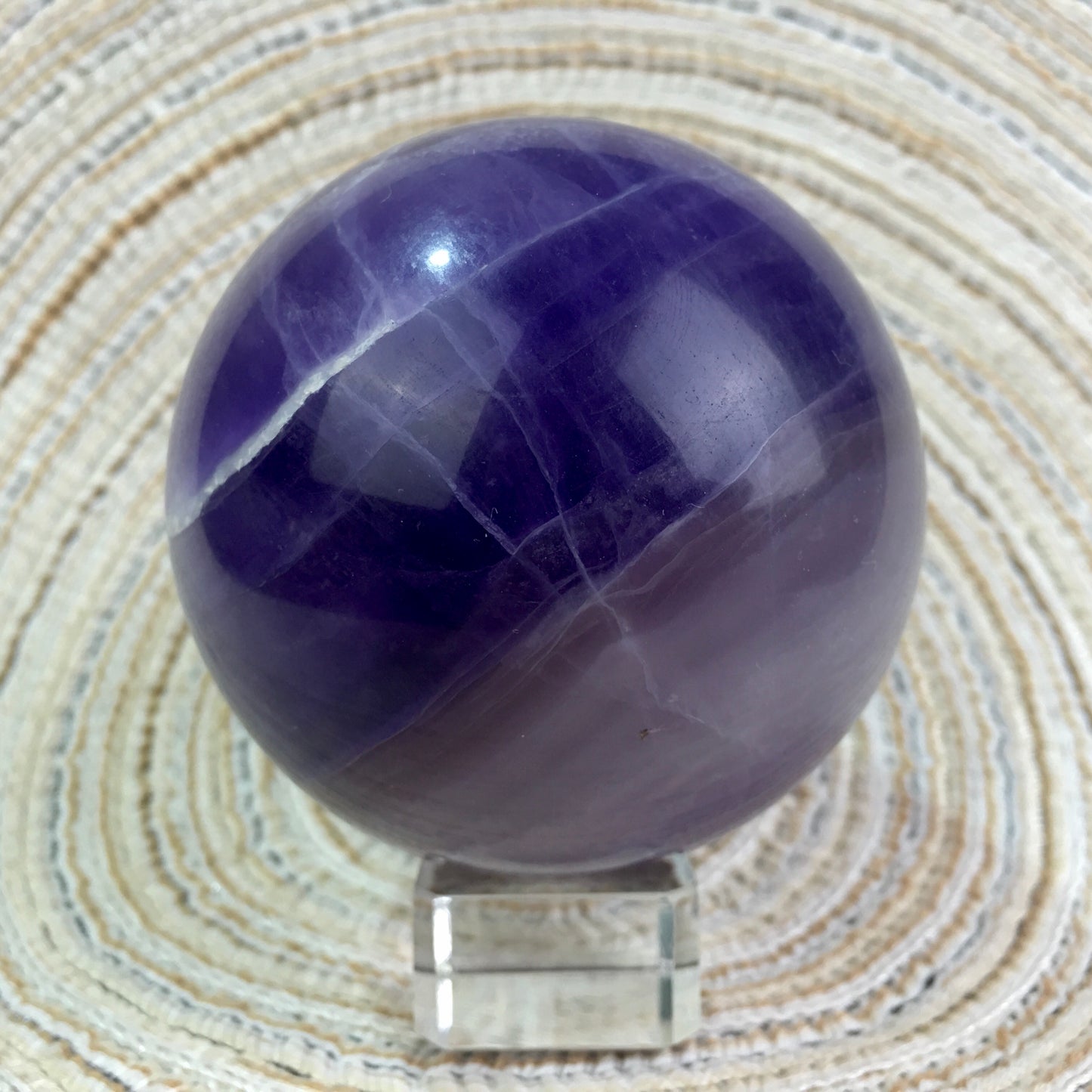 Wholesale Natural High Quality Purple Fluorite Crystal Sphere For Home Decoration 1kg