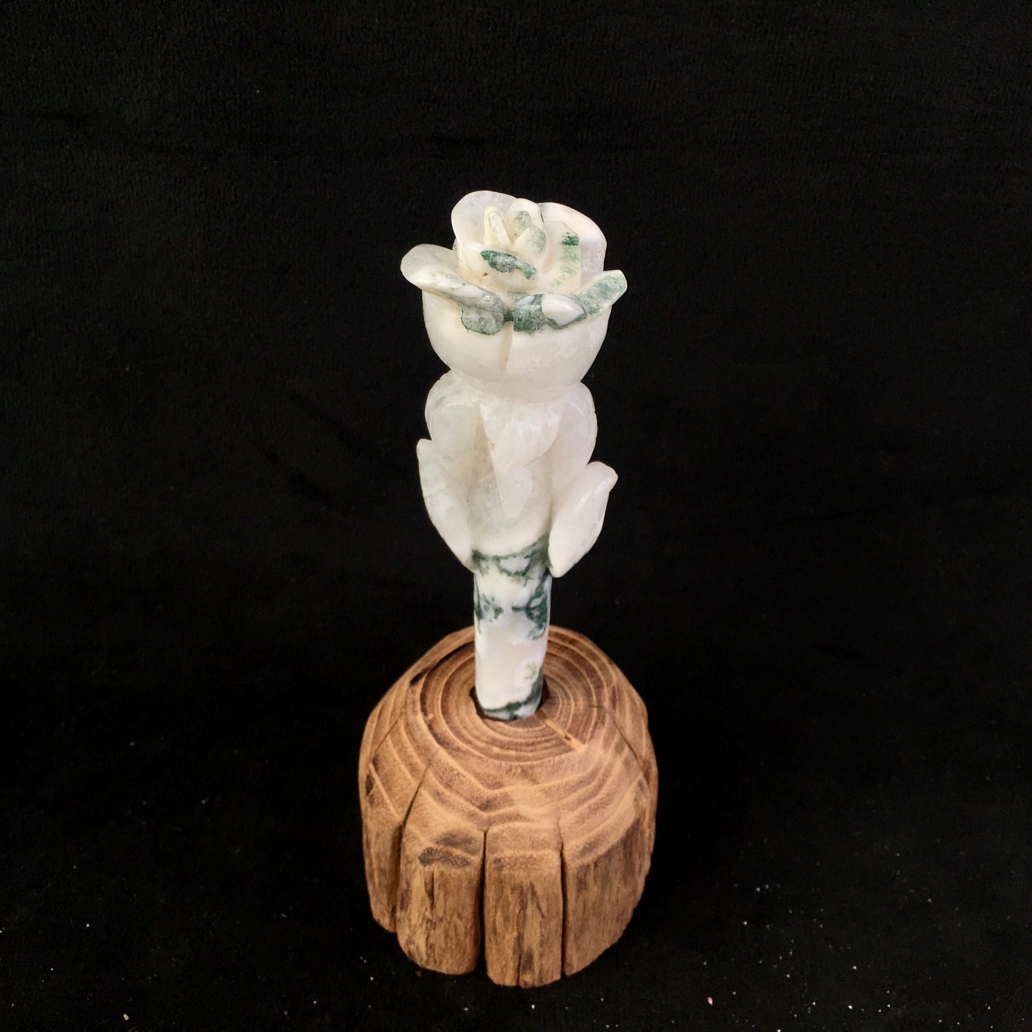Wholesale natual crystals healing stones moss agate rose wand tower moss agate crystal rose wand for decoraiotion