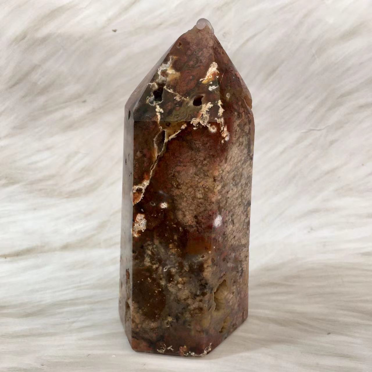 Wholesale ocean jasper natural crystals tower for decoration 1kg