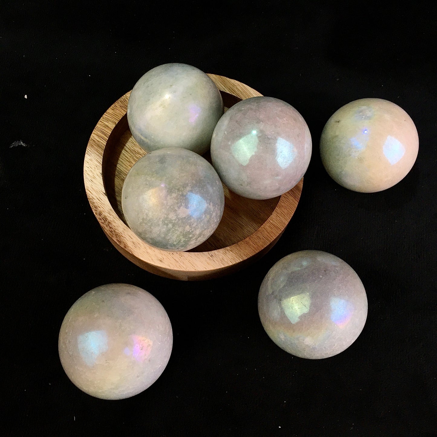 Wholesale high quality reiki natural crystal aura small sphere for decoraiotion 1kg