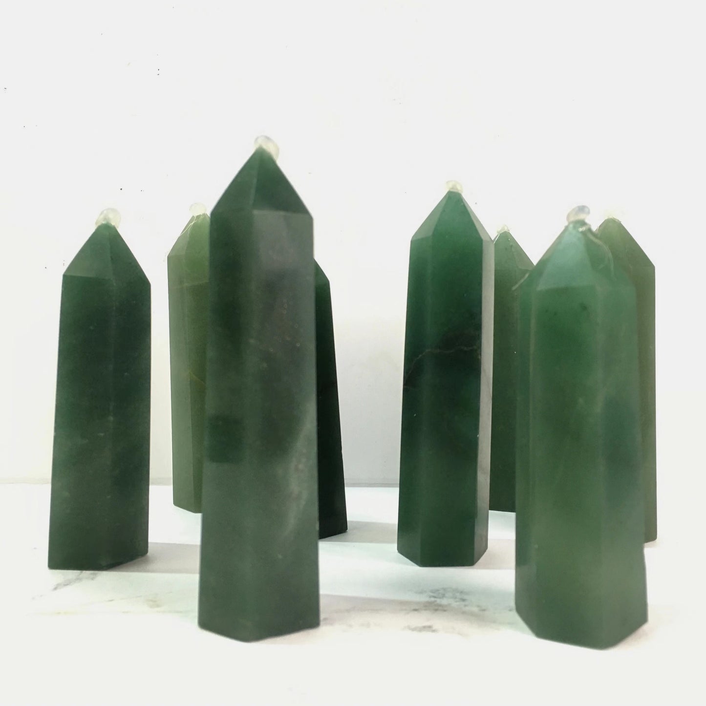 Wholesale High Quality Crystals Green Aventurine Tower for decoration 1kg
