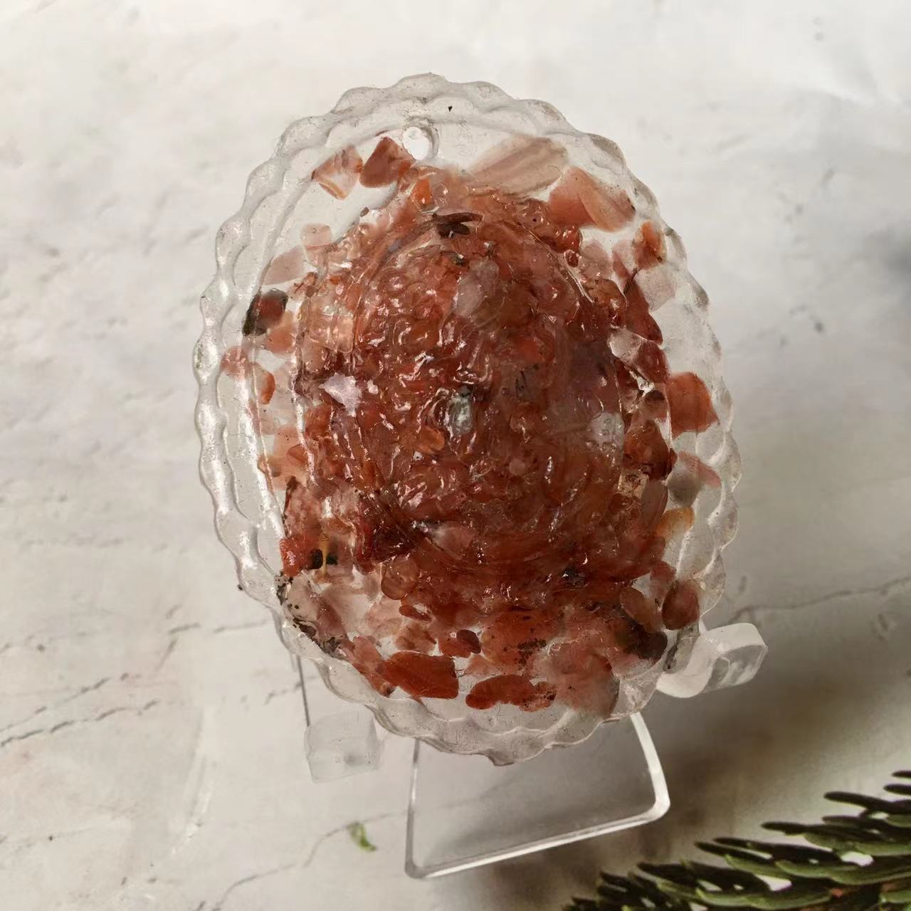 Natural healing crystals gravel chip carving epoxy resin crystal crafts crystal candle/rabbit /pendant /Indian /Doraemon