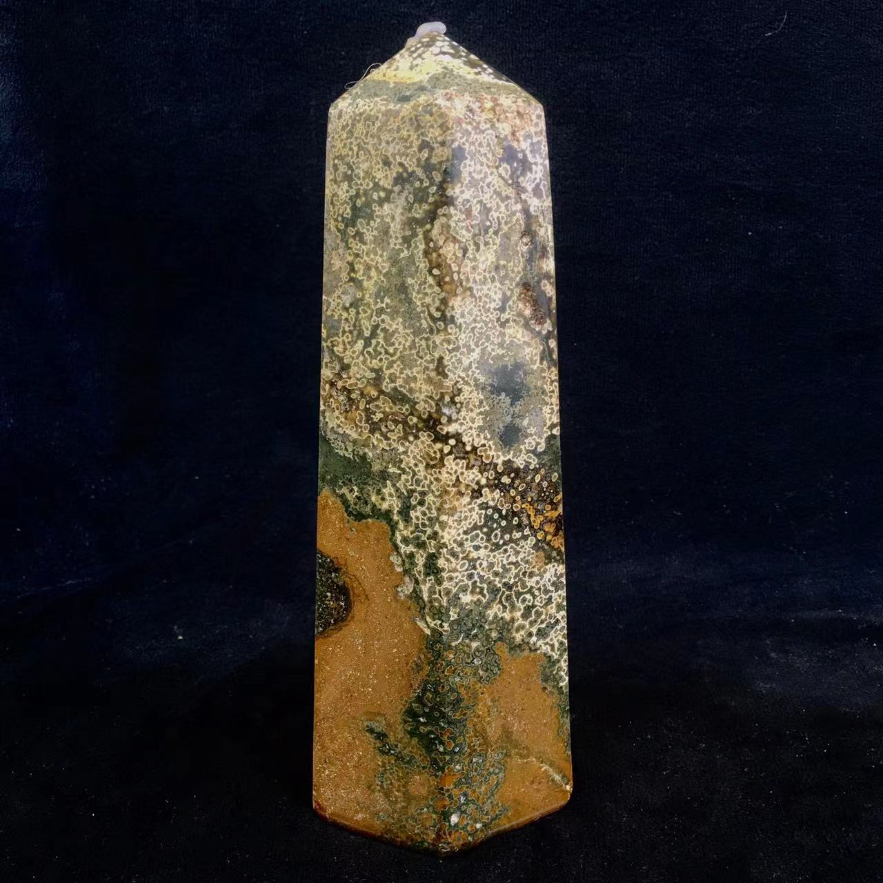Wholesale ocean jasper natural crystals tower for decoration 1kg