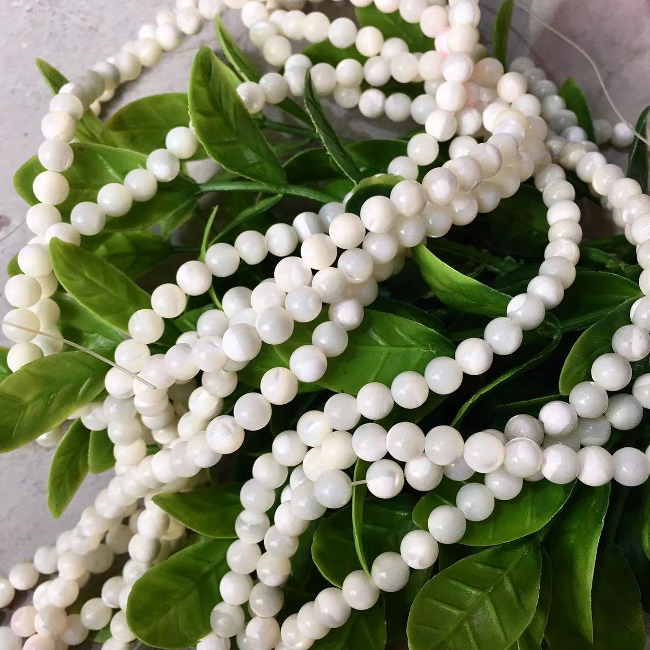 Natural pearl multi color round natural freshwater beads pearls jewelry5.6MM