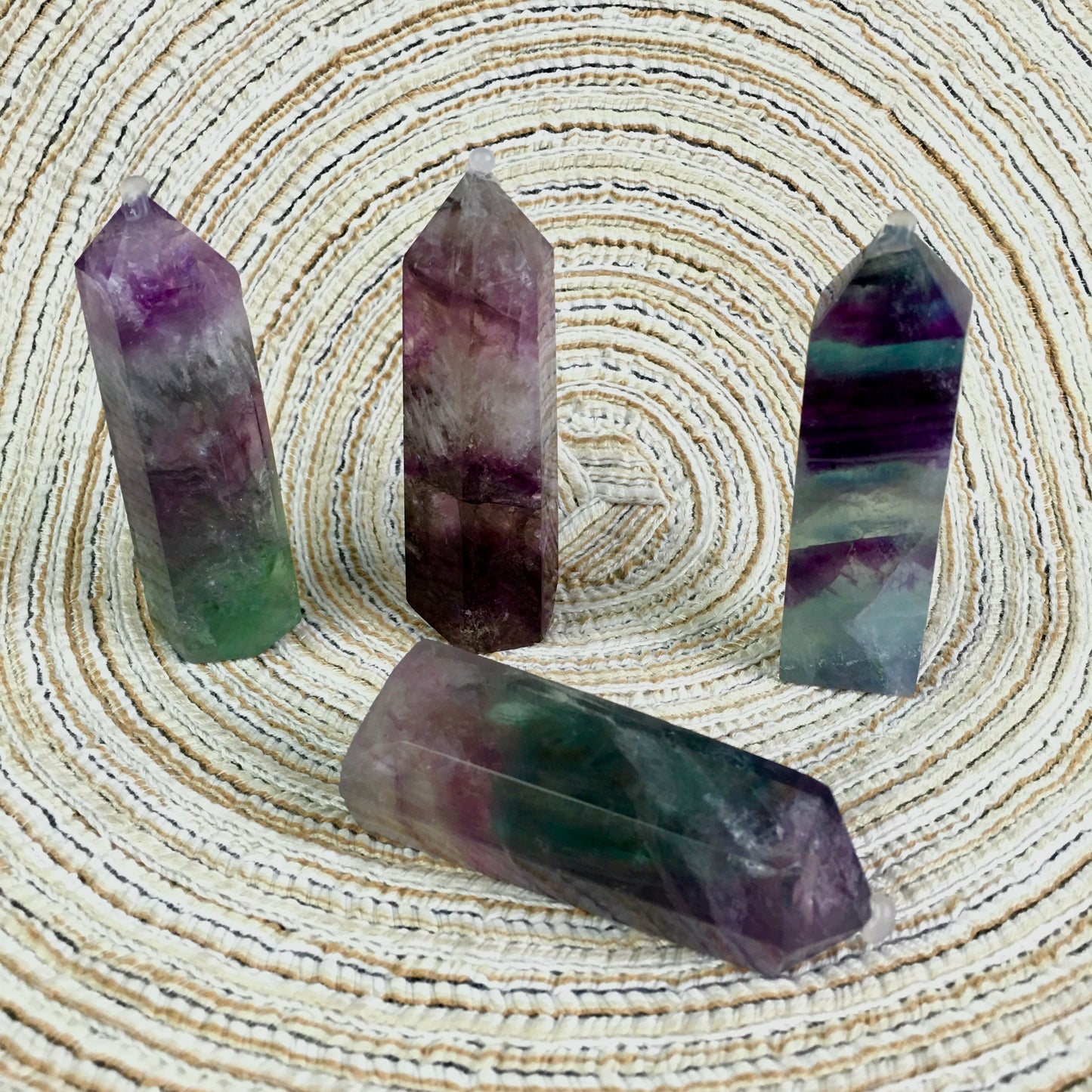Wholesale High Quality Natural fluorite crystal quartz tower for decoraiotion 1kg
