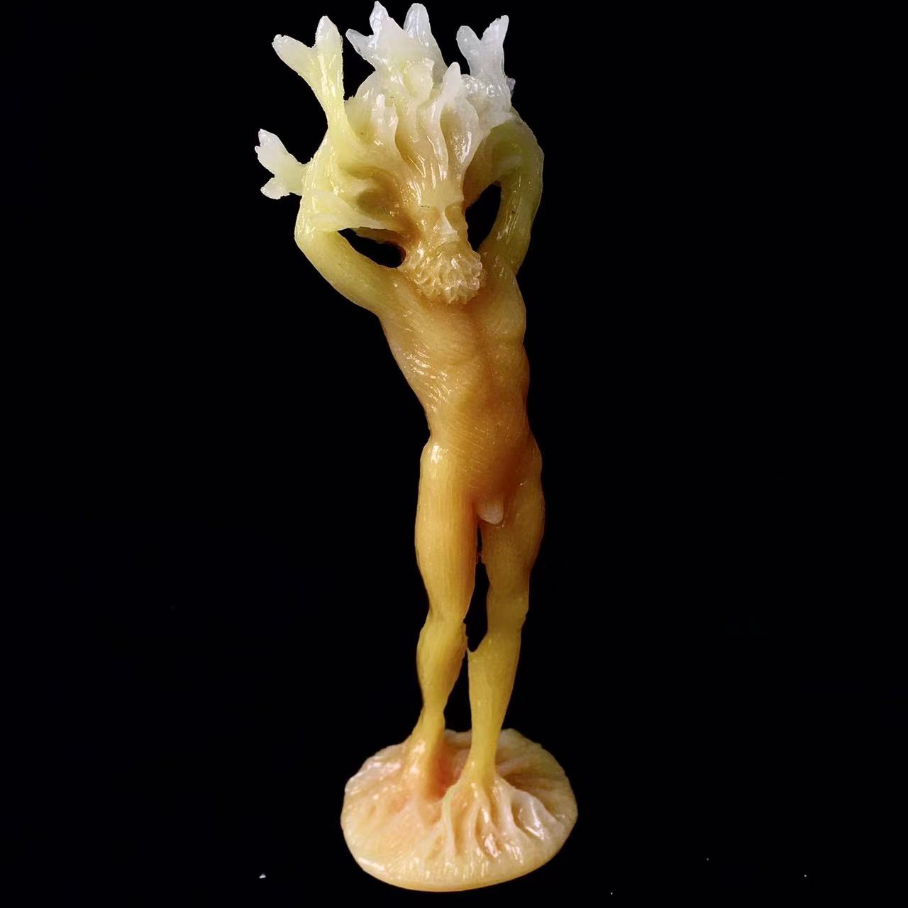 Wholesale crystal luminous High-quality Tree Man/Women carving for gift