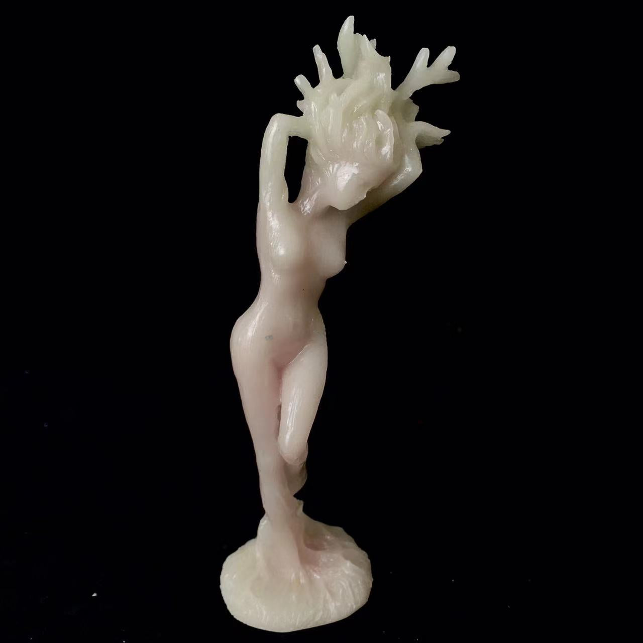 Wholesale crystal luminous High-quality Tree Man/Women carving for gift