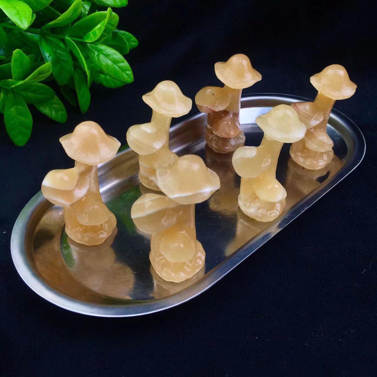 Wholesale Natural Crystal Bulk High Quality Crystal Mushroom Cluster Crystal Carving Mushroom Cluster
