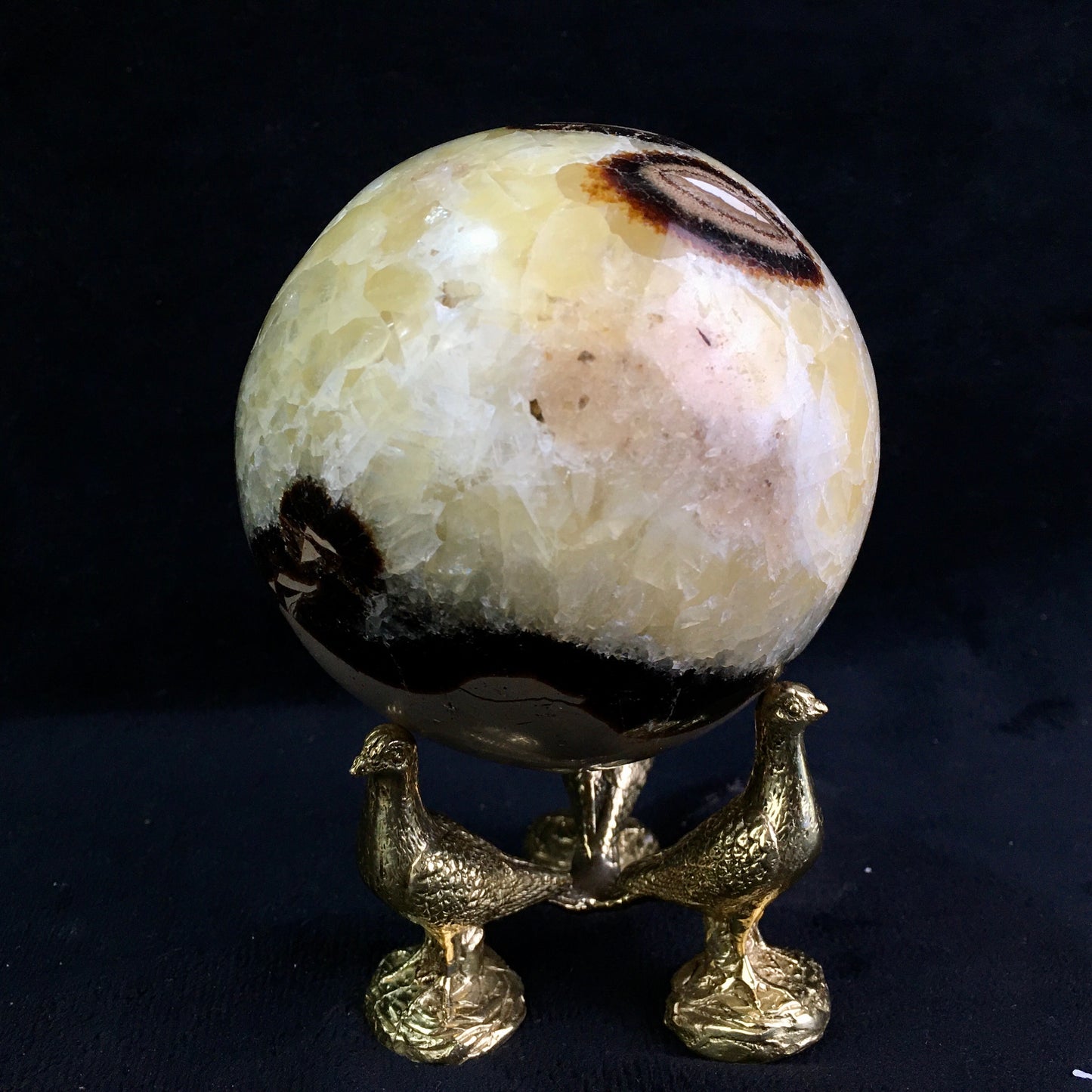 Wholesale Natural Crystal High Quality Balls Sphered Crystal Septarium Sphere For Home Decoration 1kg