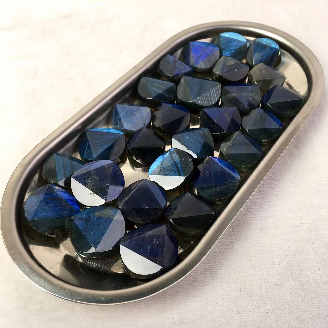 Natural crystal Lab round slice have good flash as pendant Crystal gemstone