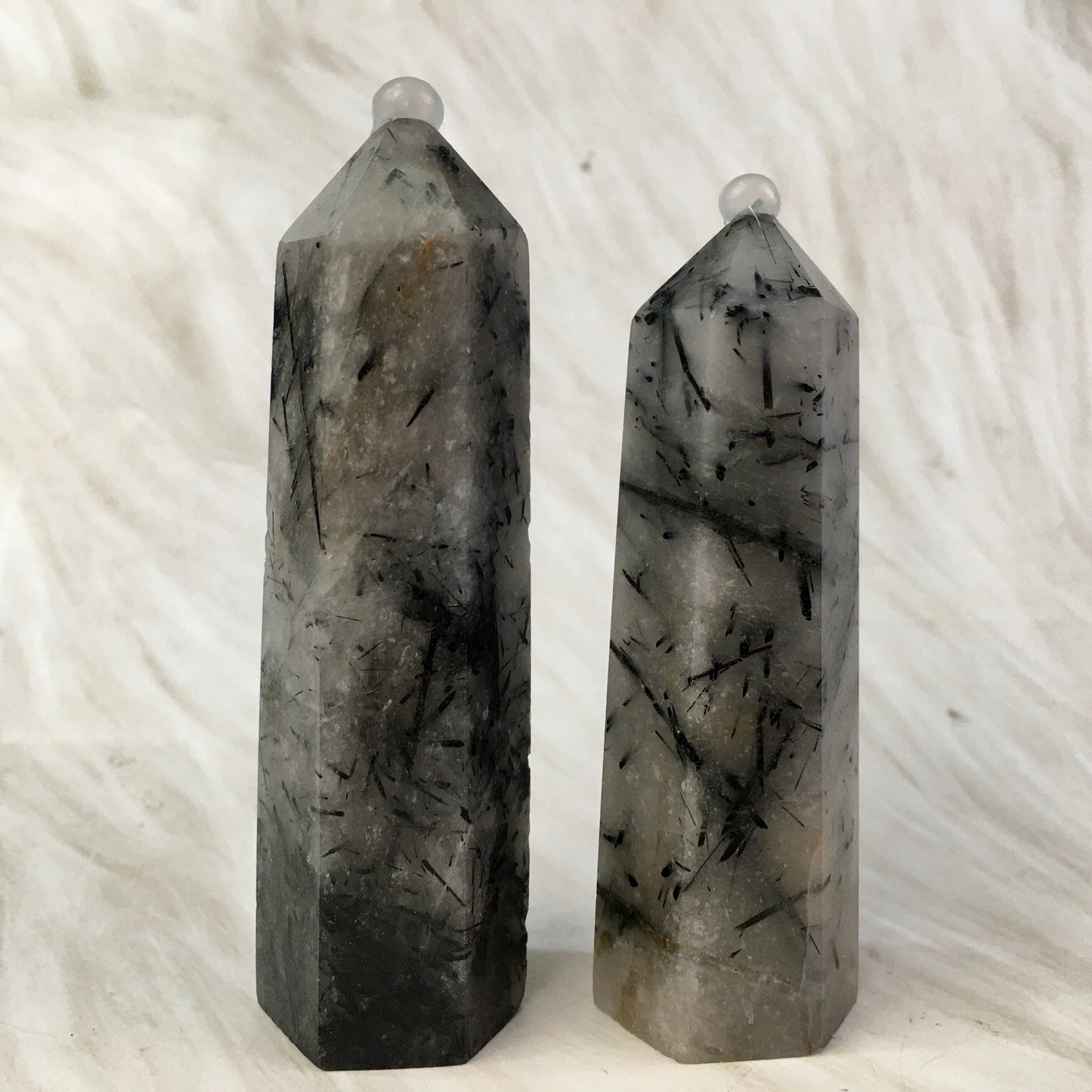 Wholesale High Quality Crystal Rutilated Quartz Black tower for Decoration 1kg