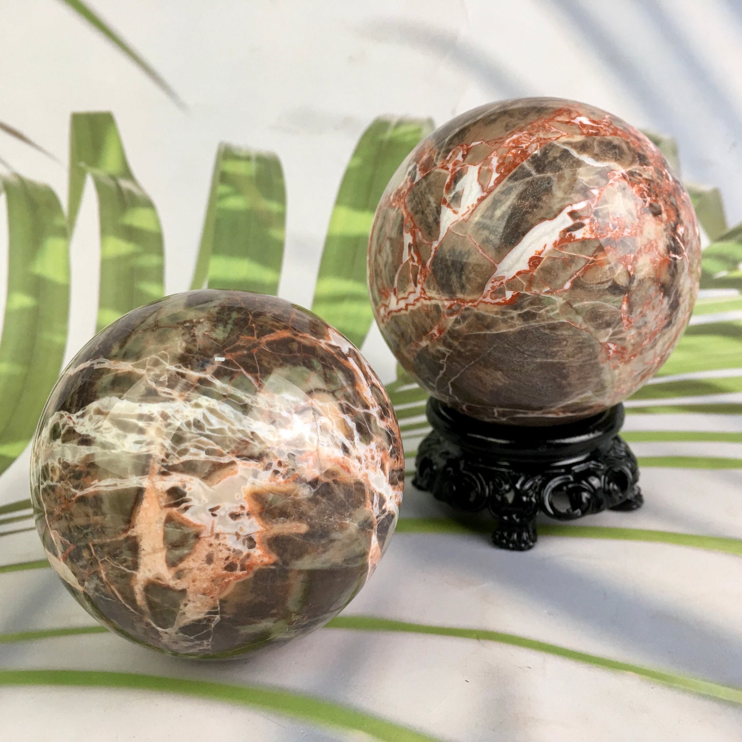 Wholesale Natural Healing Money agate sphere for decoration 1kg