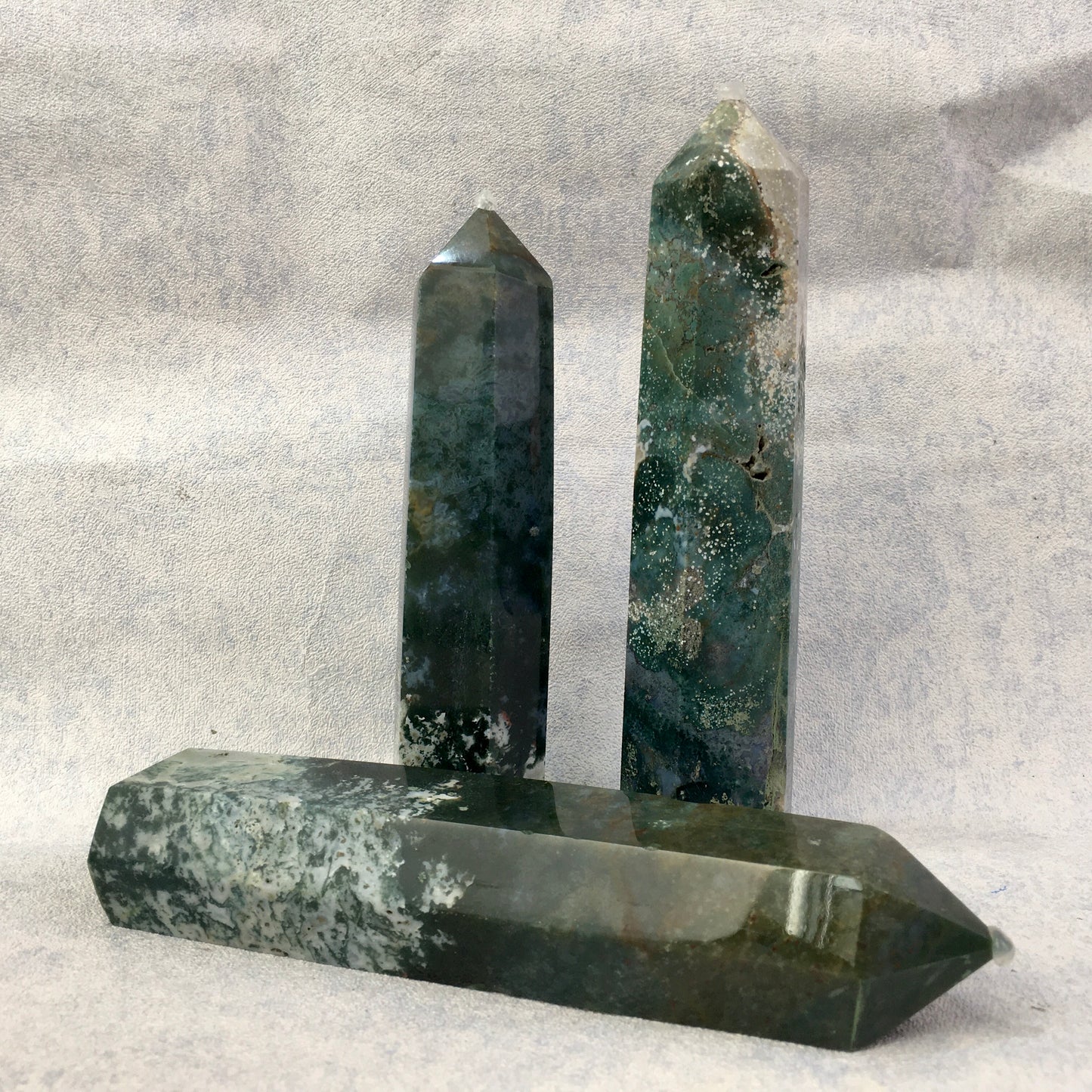 Wholesale natural ocean jasper tower for decoration 1kg